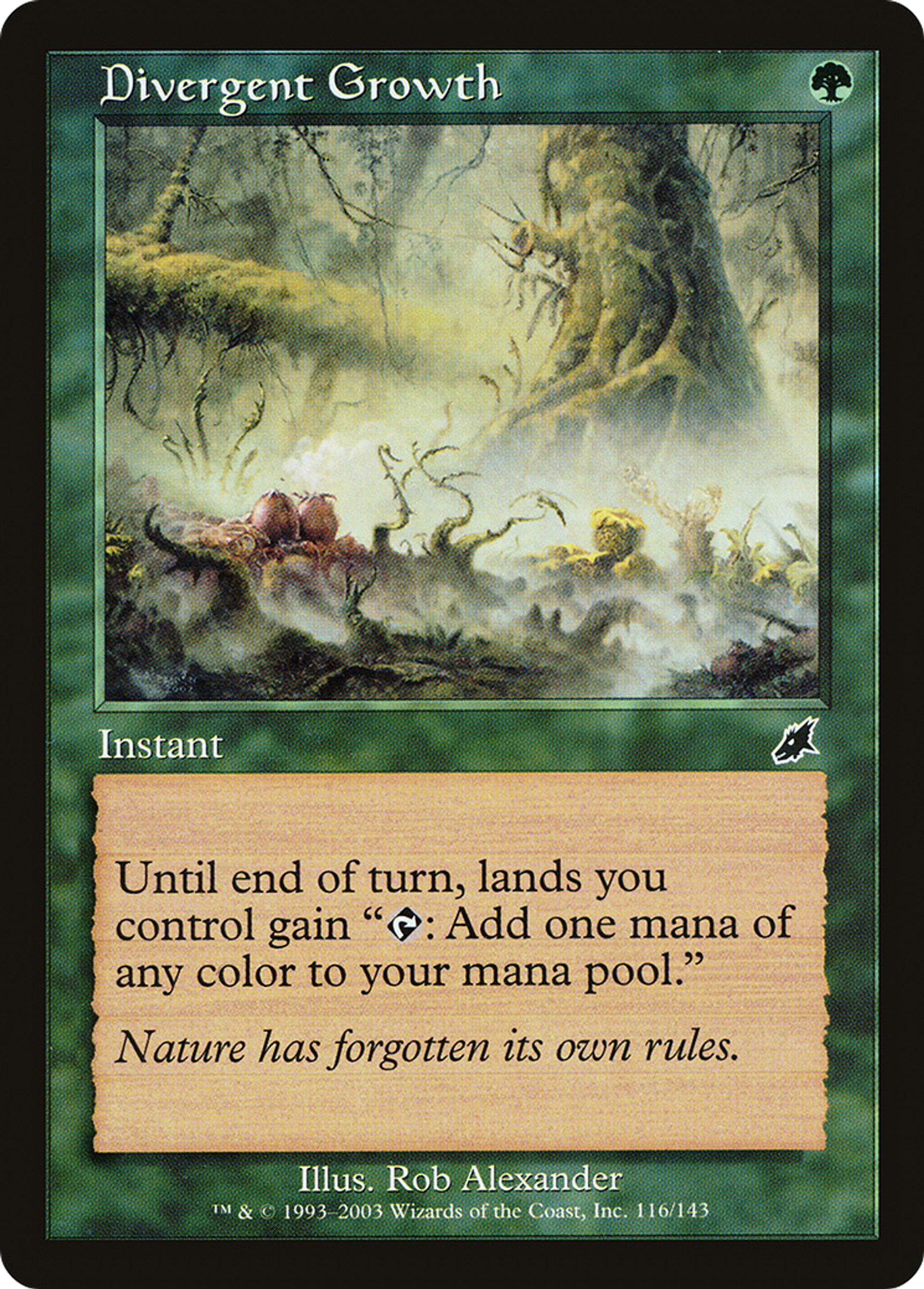 Divergent Growth — Scourge — Magic: The Gathering