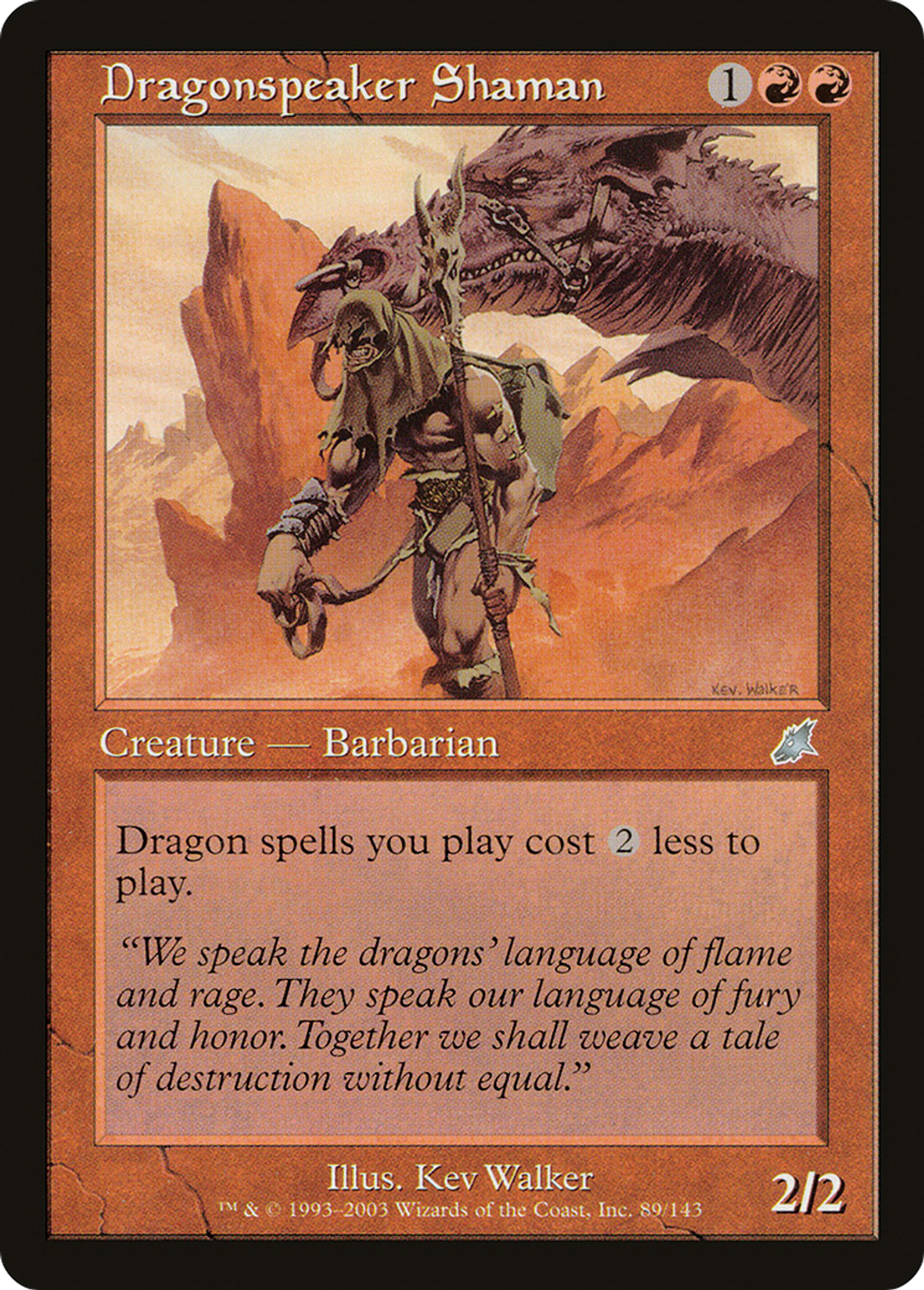 Shamane languedragon — Scourge — Magic: The Gathering
