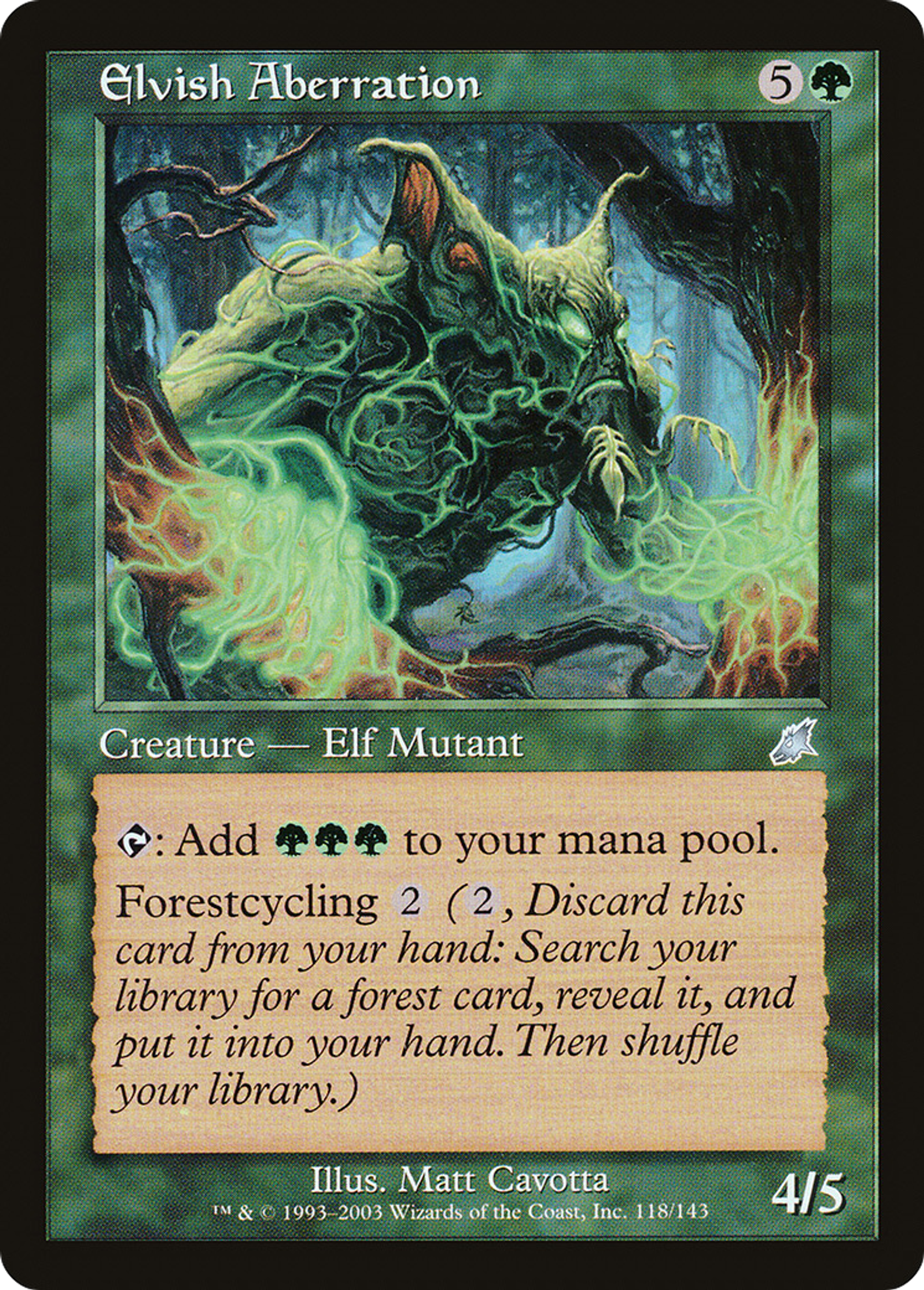 Elvish Aberration — Scourge — Magic: The Gathering