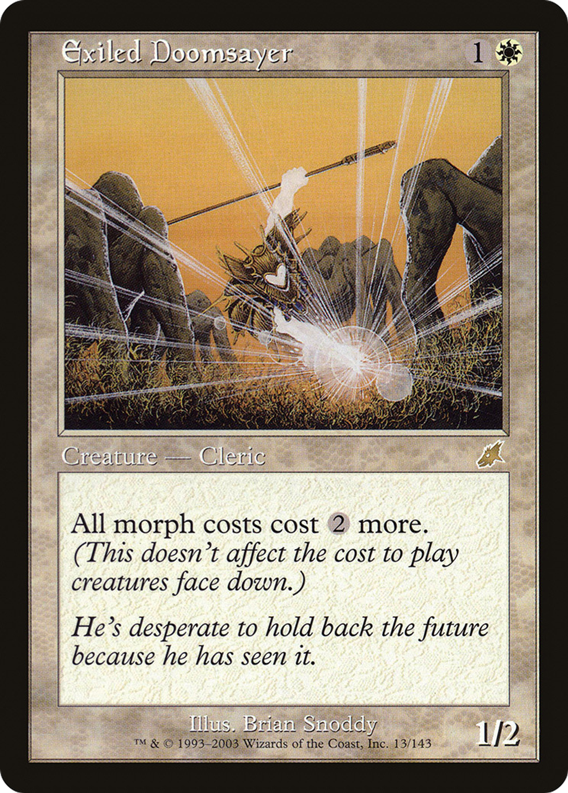 Exiled Doomsayer — Scourge — Magic: The Gathering