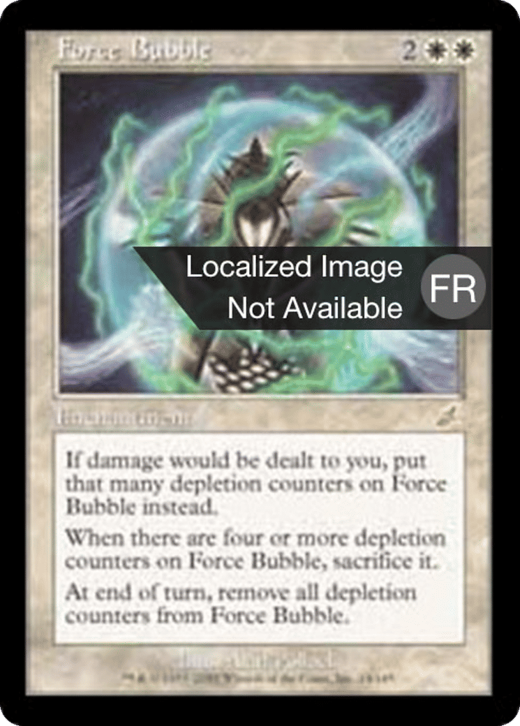 Bulle de force — Scourge — Magic: The Gathering