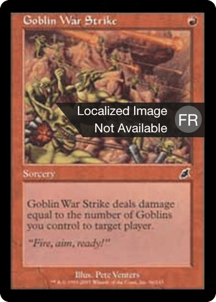 Frappe guerrière des gobelins — Scourge — Magic: The Gathering