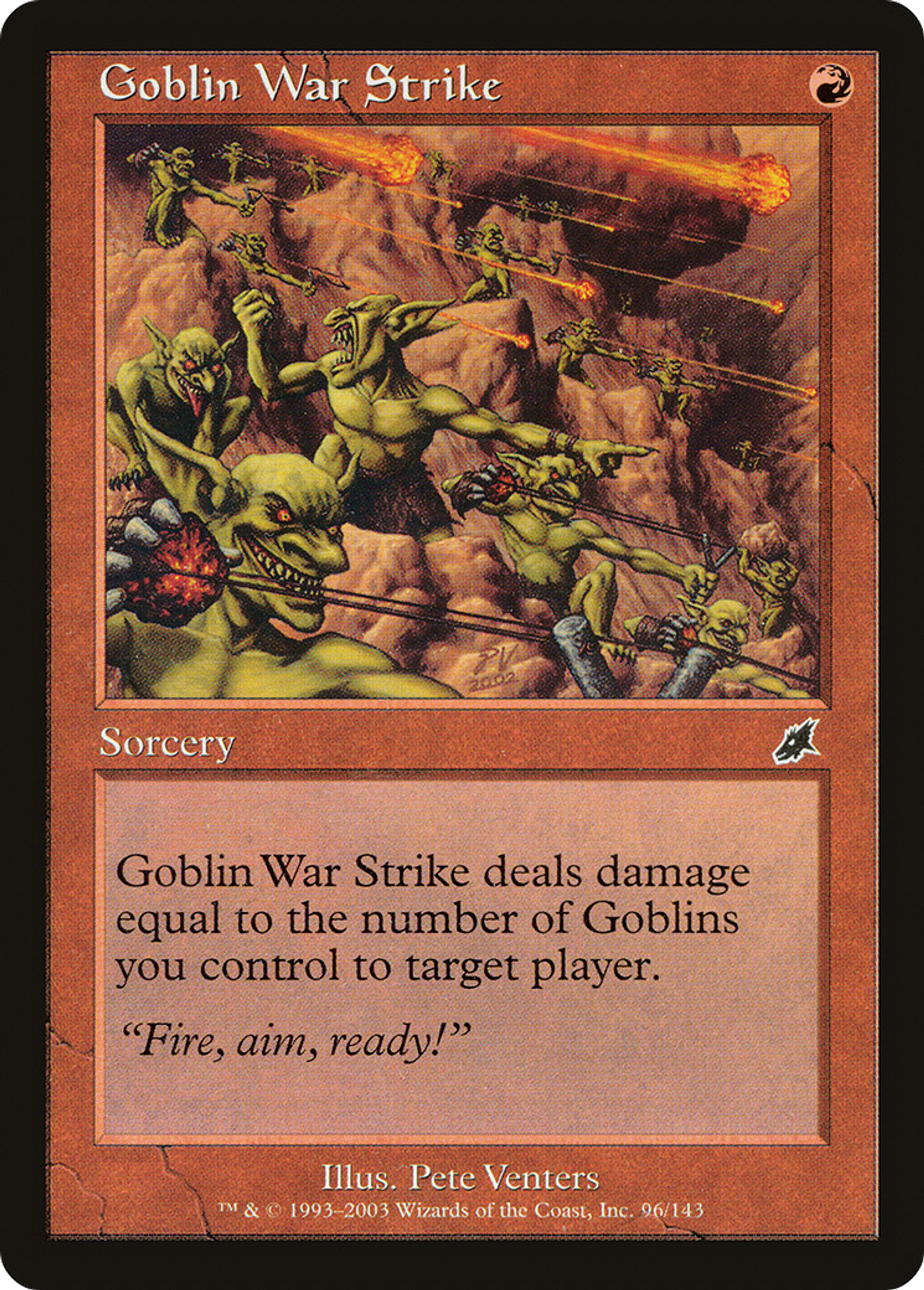Frappe guerrière des gobelins — Scourge — Magic: The Gathering