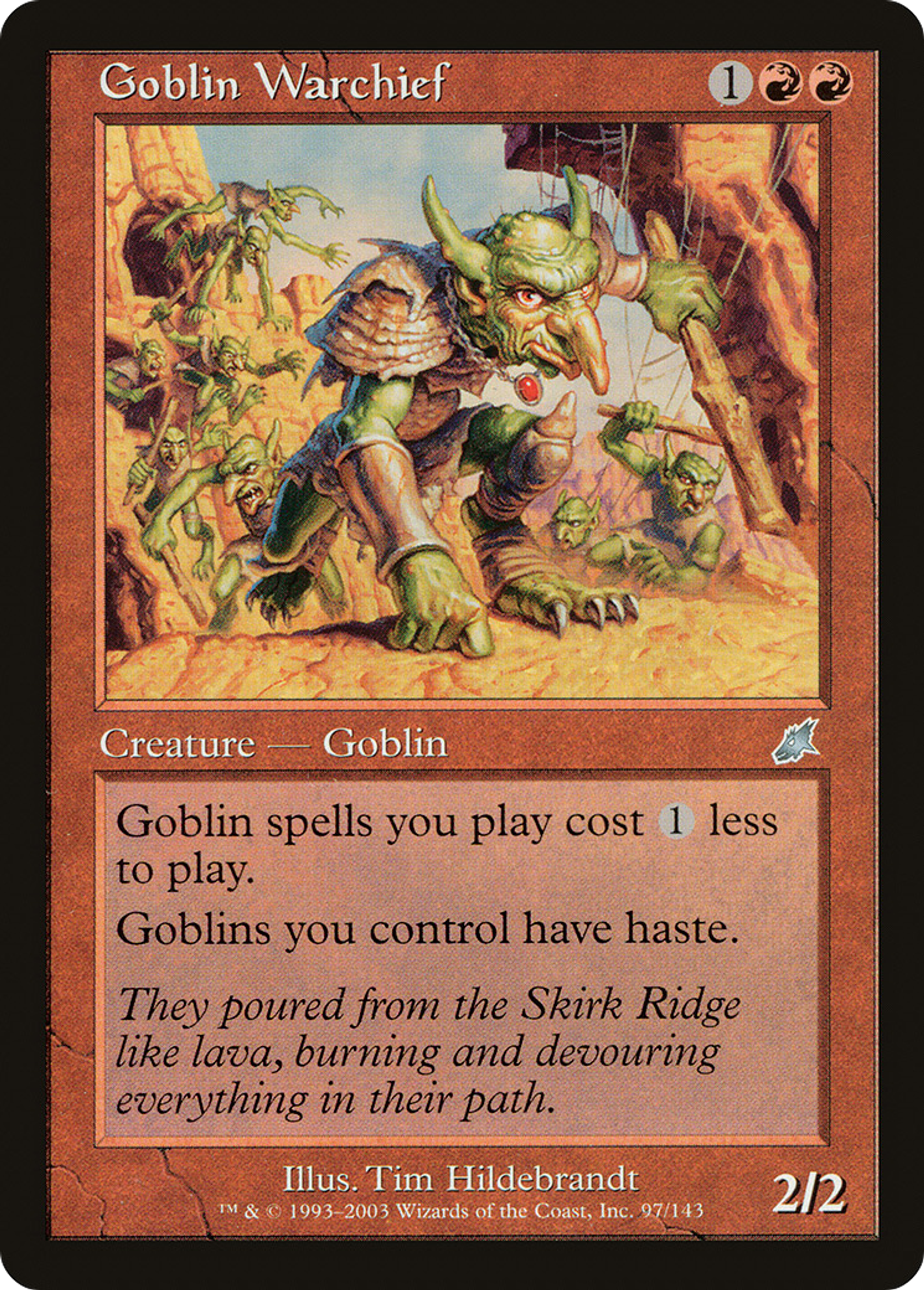 Chef de guerre gobelin — Scourge — Magic: The Gathering