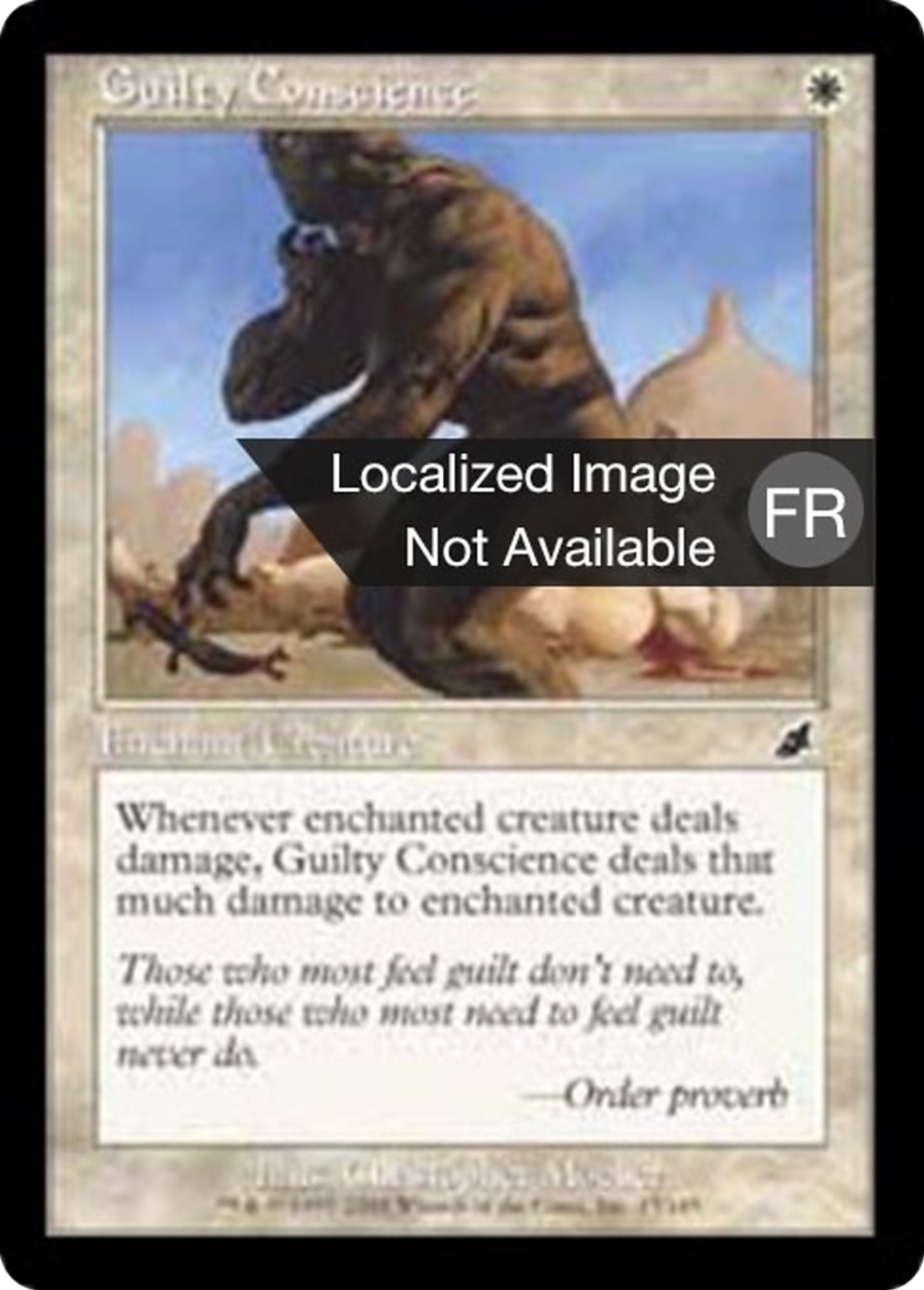 Conscience coupable — Scourge — Magic: The Gathering