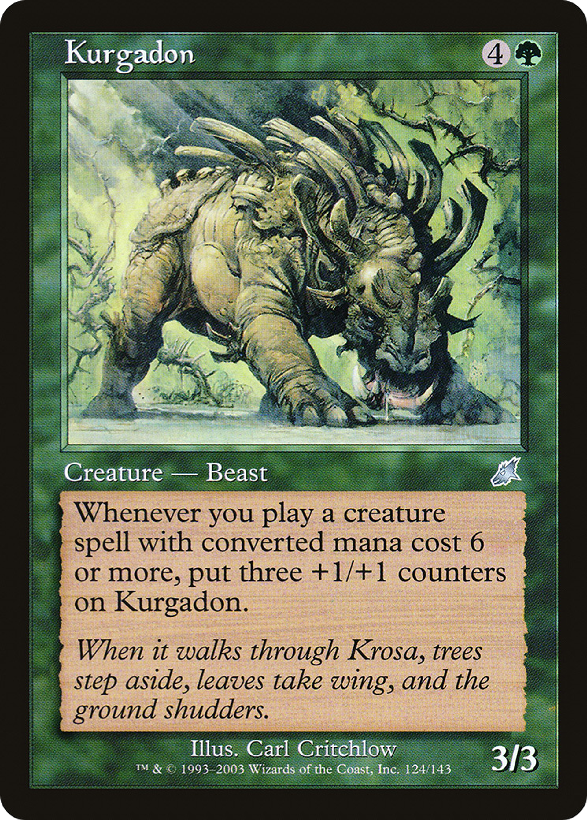 Kurgadon — Scourge — Magic: The Gathering
