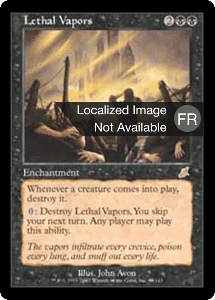 Vapeurs mortelles — Scourge — Magic: The Gathering