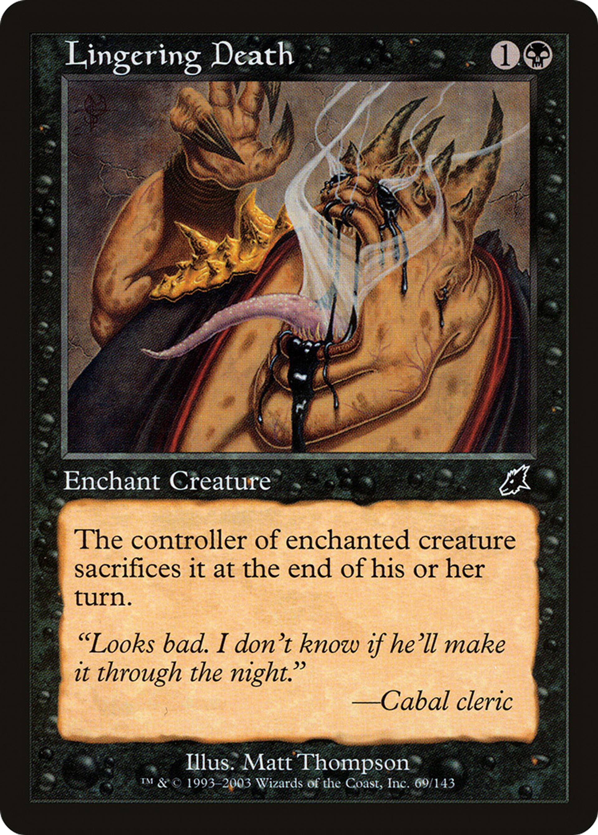 Lingering Death — Scourge — Magic: The Gathering