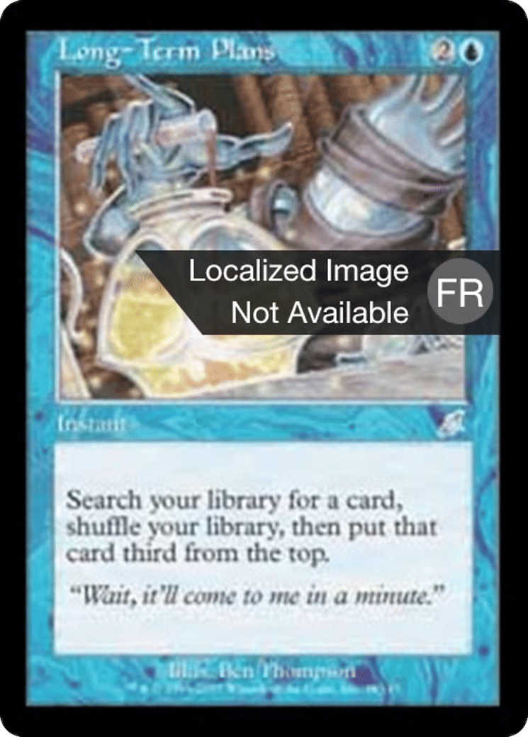 Plans à long terme — Scourge — Magic: The Gathering