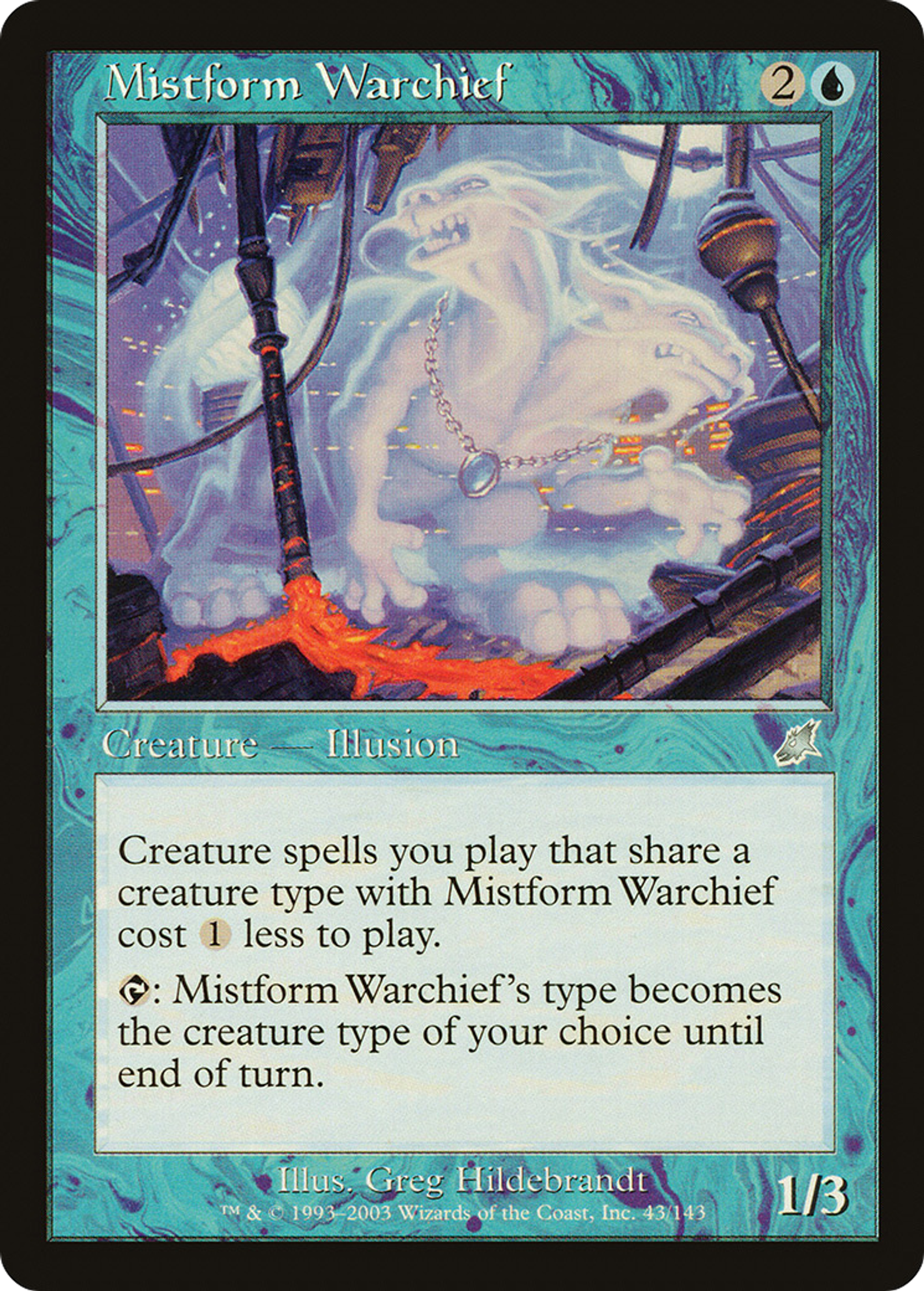 Mistform Warchief — Scourge — Magic: The Gathering