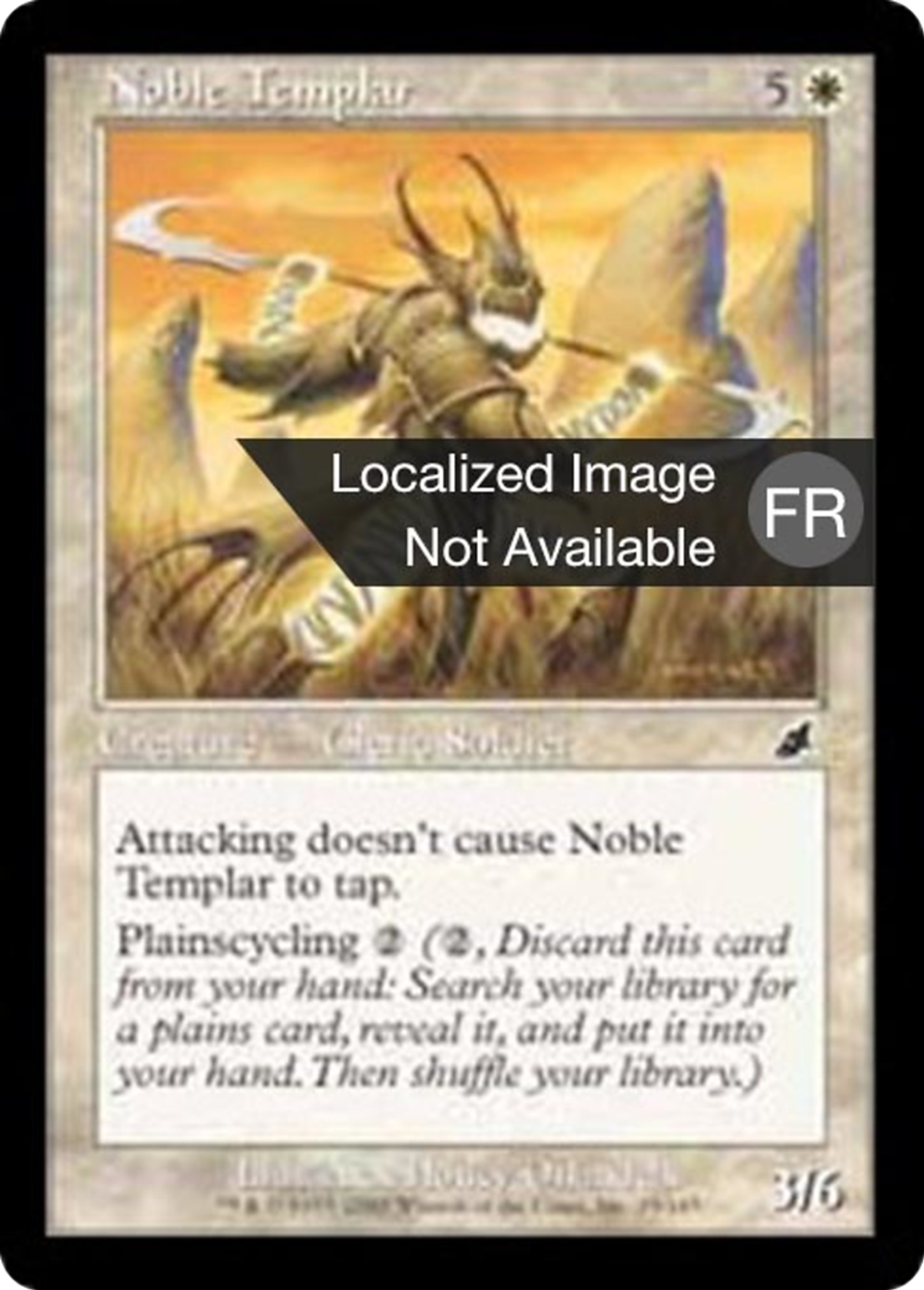 Noble templier — Scourge — Magic: The Gathering