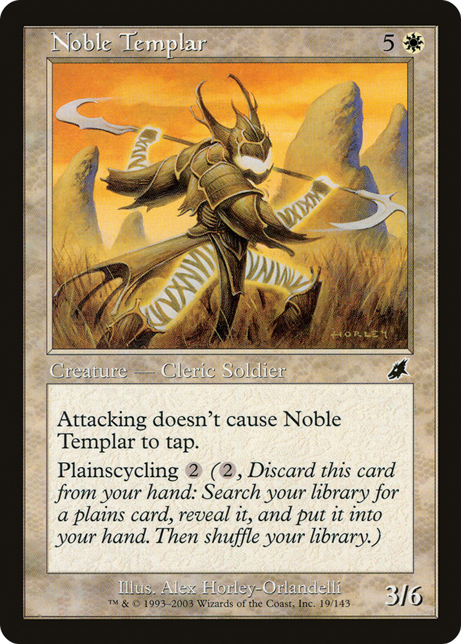Noble Templar — Scourge — Magic: The Gathering