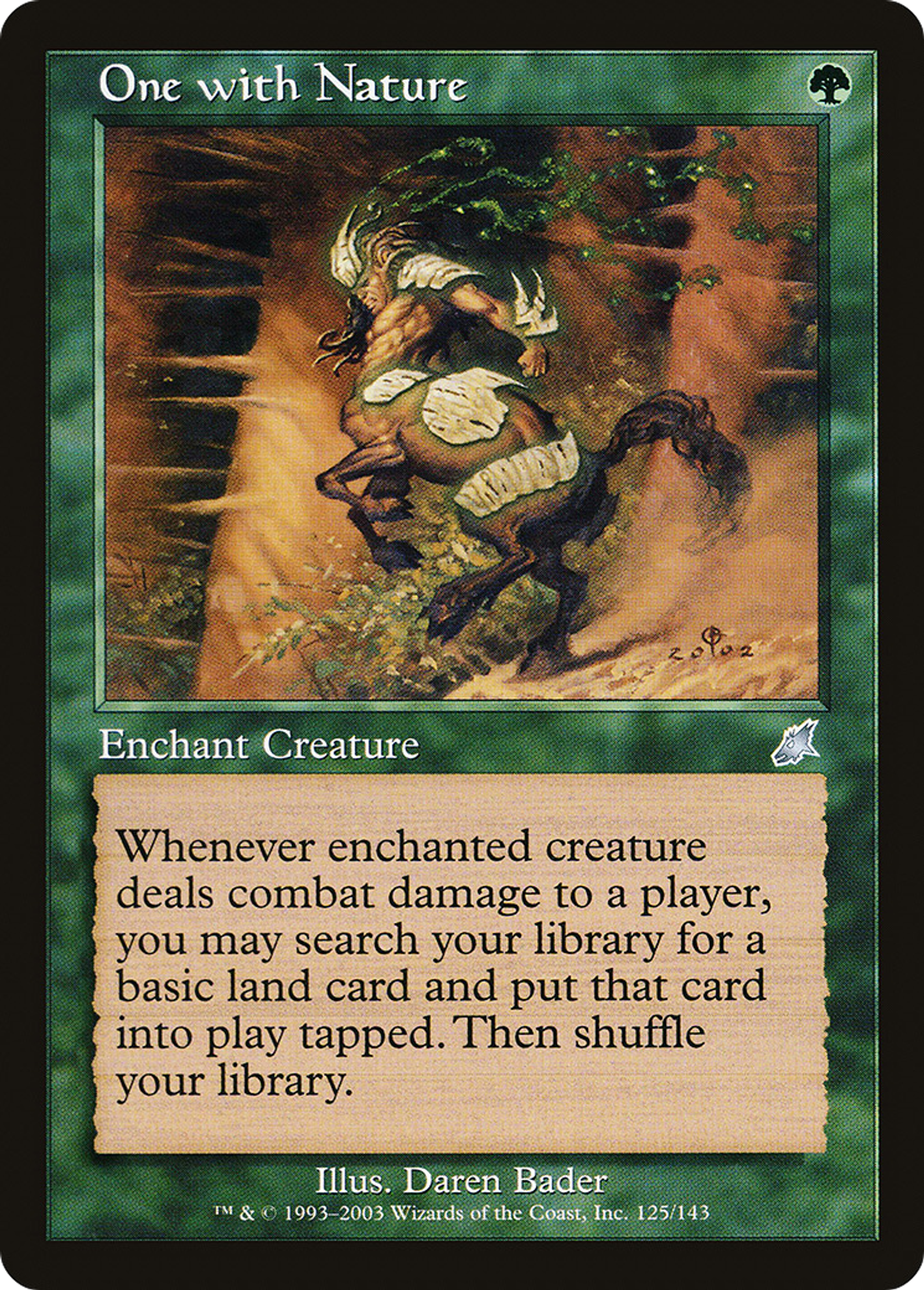 One with Nature — Scourge — Magic: The Gathering