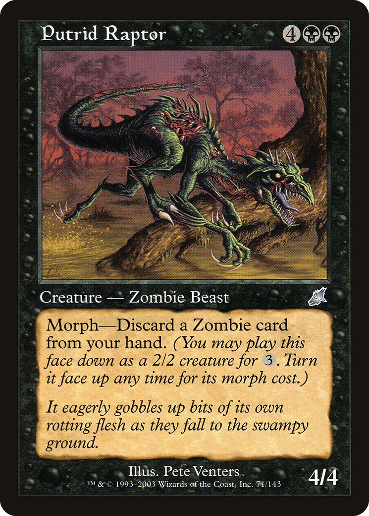 Putrid Raptor — Scourge — Magic: The Gathering