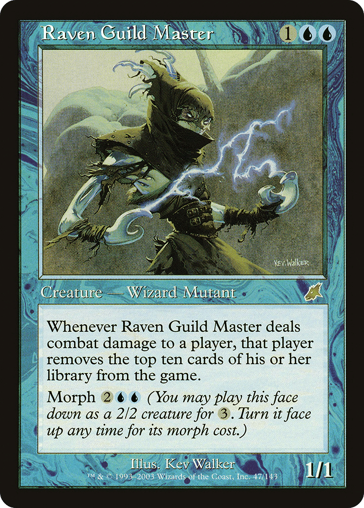 Raven Guild Master — Scourge — Magic: The Gathering