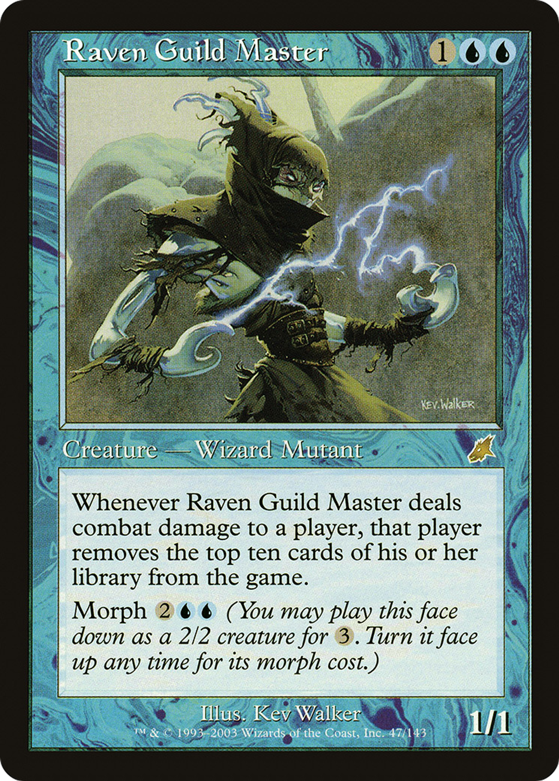Raven Guild Master — Scourge — Magic: The Gathering