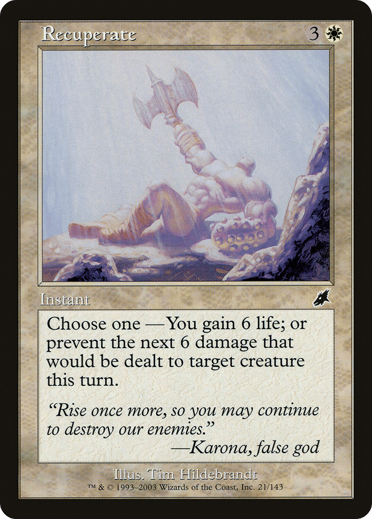 Recuperate — Scourge — Magic: The Gathering