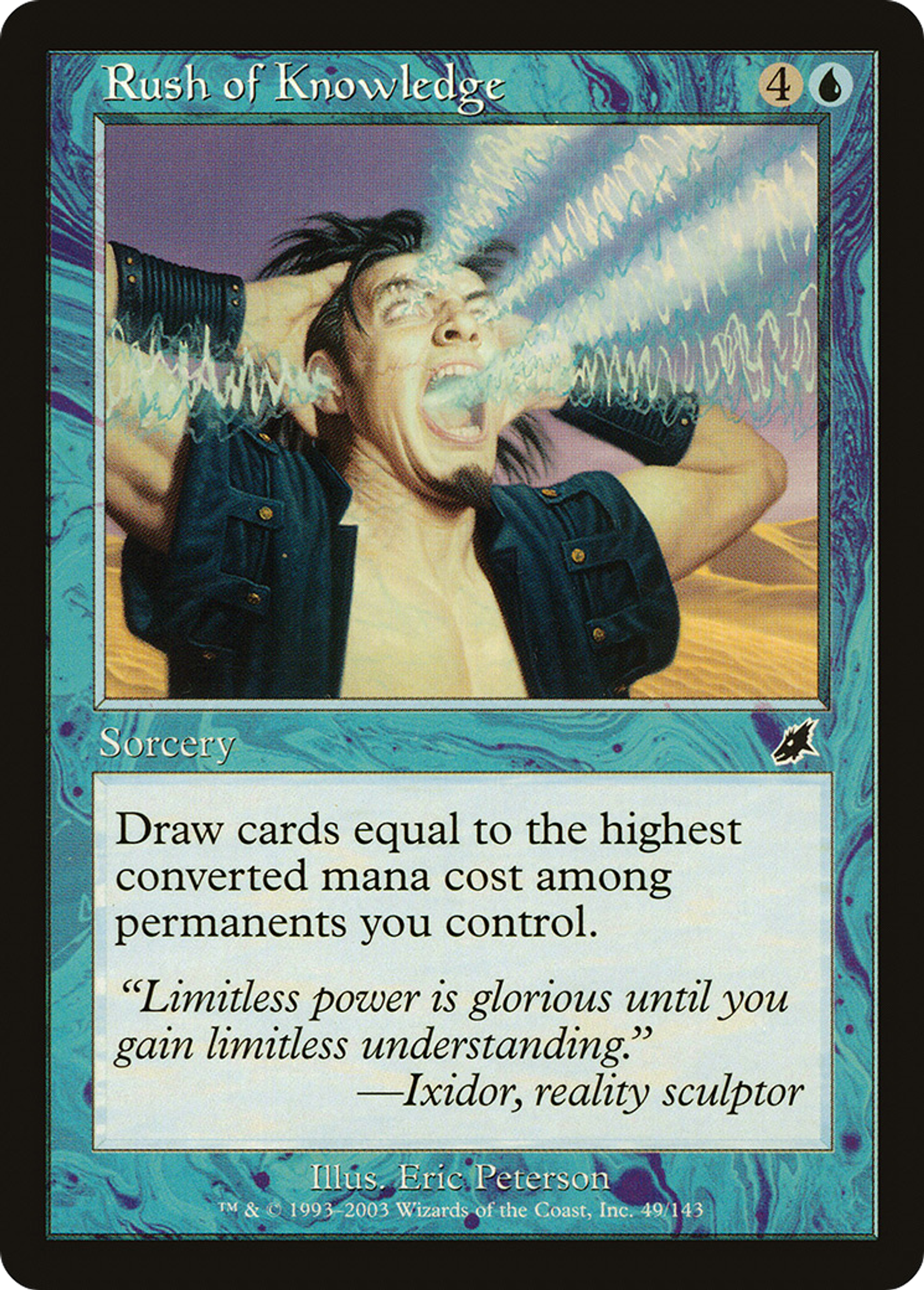 Déferlante de connaissance — Scourge — Magic: The Gathering