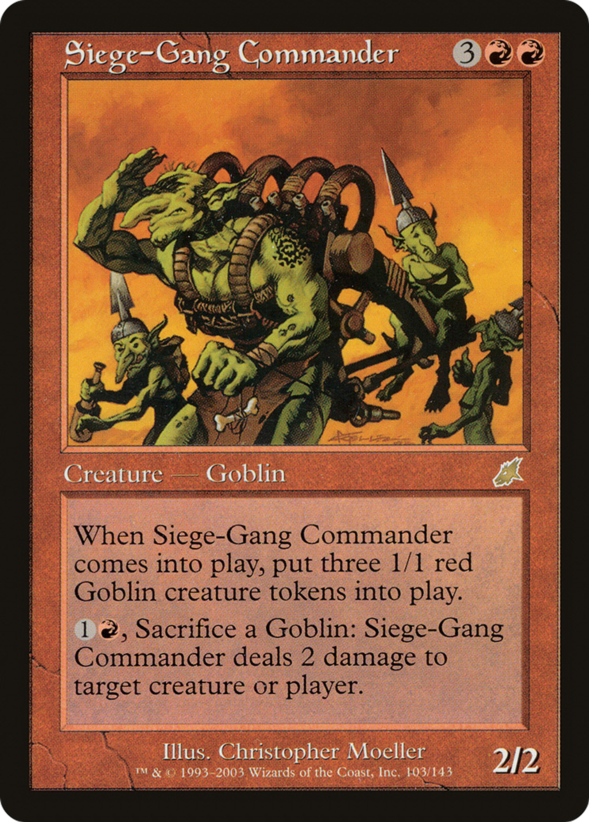 Commandant des assiégeants — Scourge — Magic: The Gathering