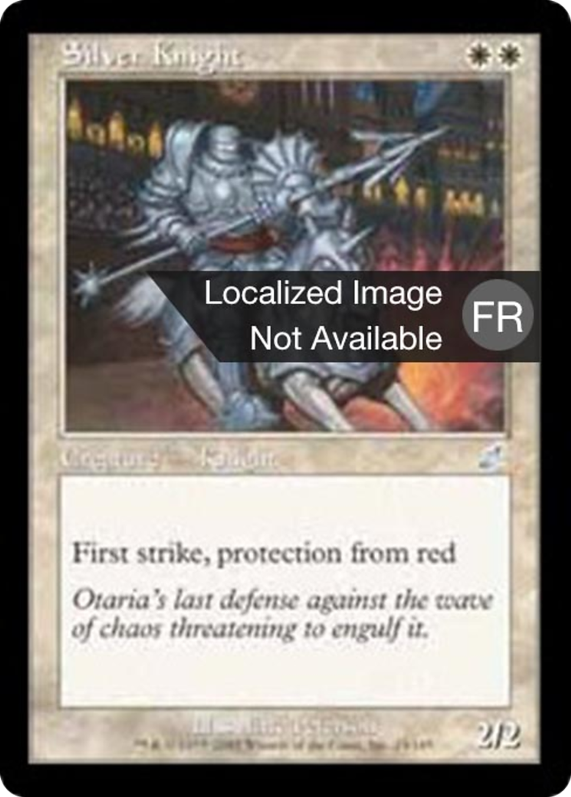 Chevalier argenté — Scourge — Magic: The Gathering
