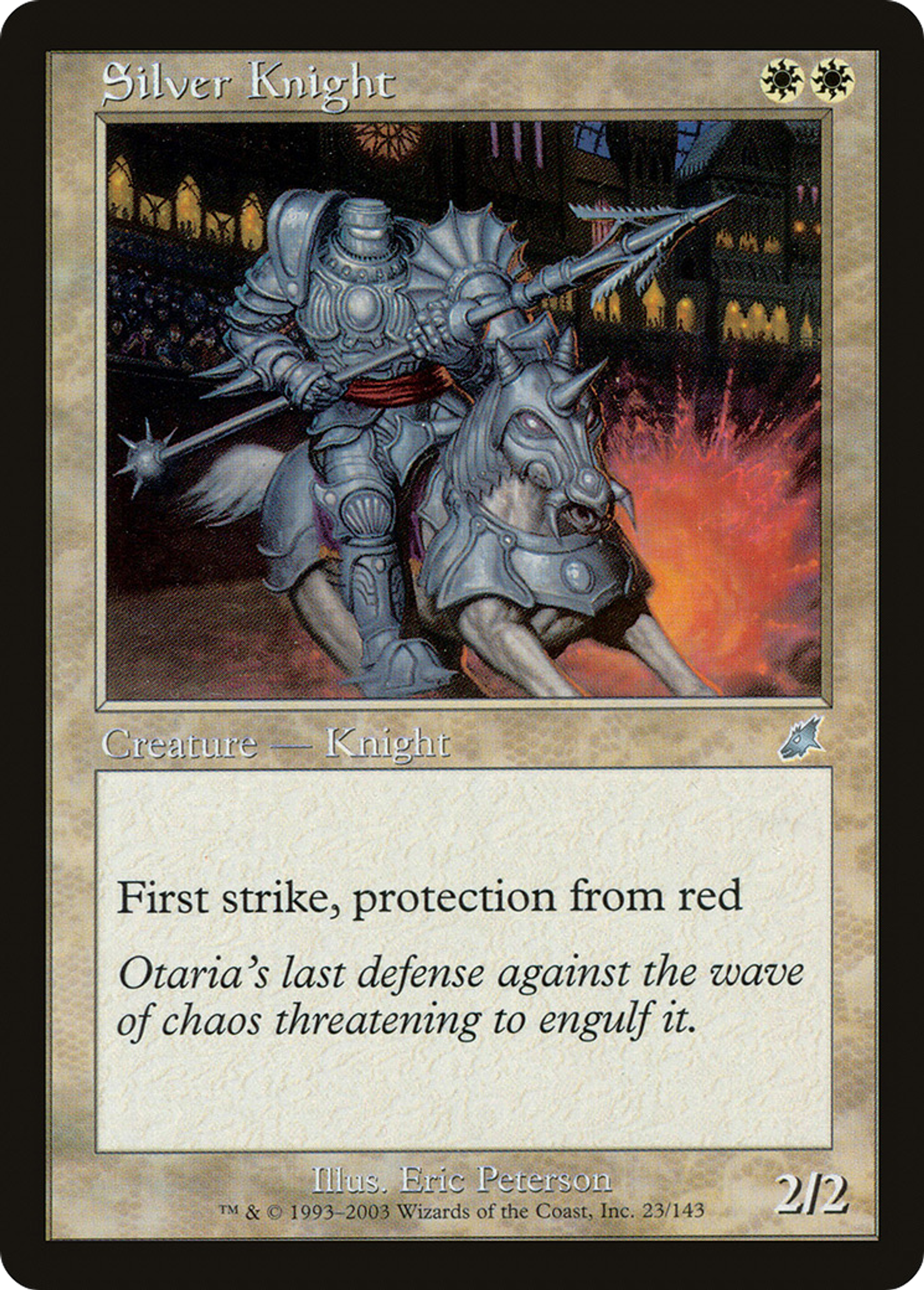 Silver Knight — Scourge — Magic: The Gathering