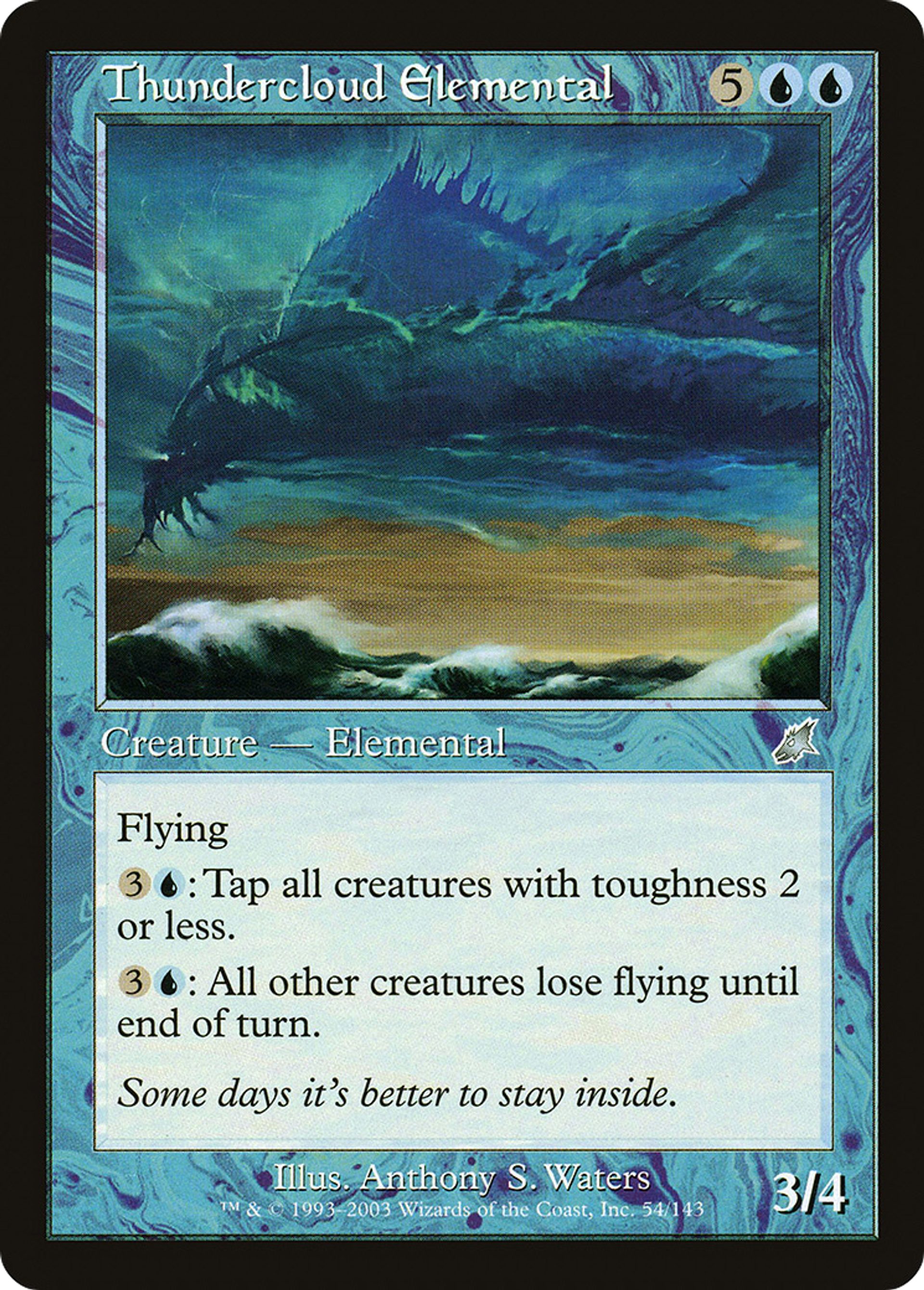 Thundercloud Elemental — Scourge — Magic: The Gathering