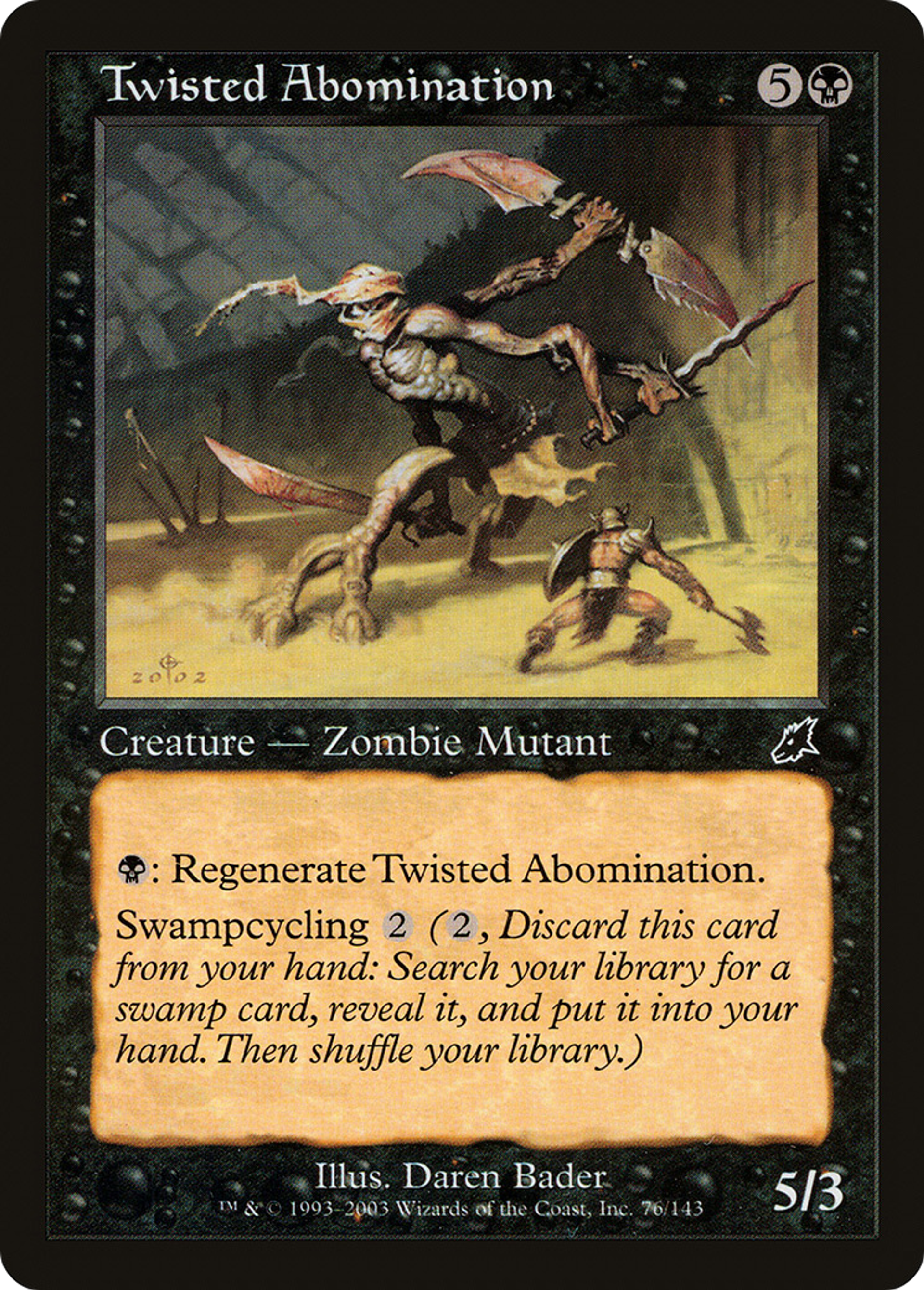 Twisted Abomination — Scourge — Magic: The Gathering