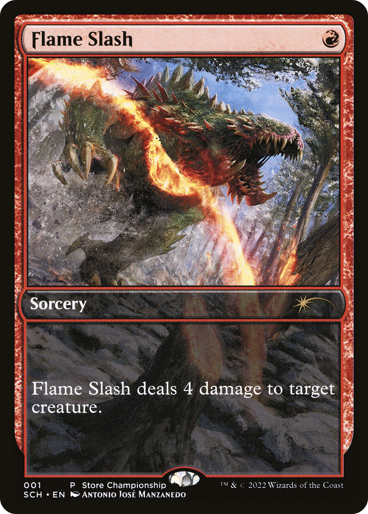 Flame Slash — Store Championships — Magic: The Gathering