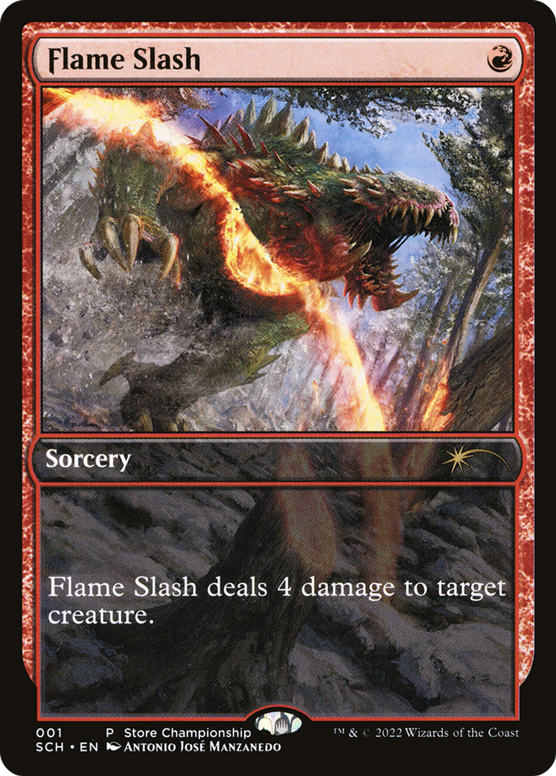 Flame Slash — Store Championships — Magic: The Gathering