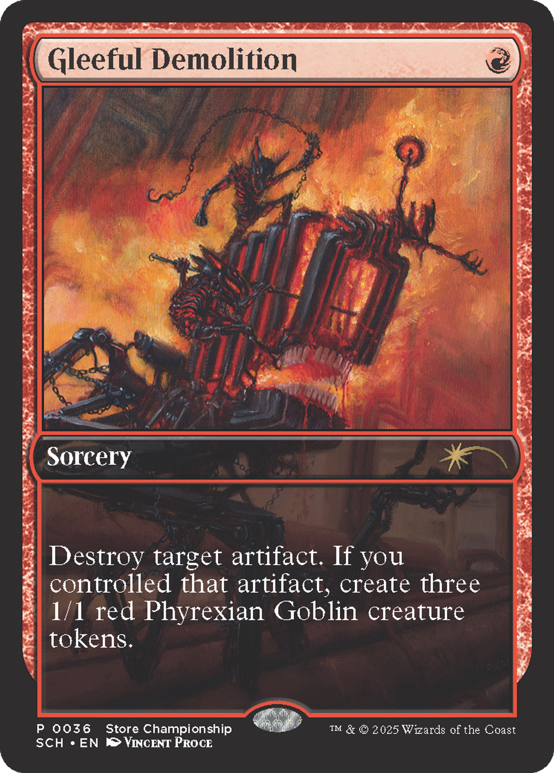 Gleeful Demolition — Store Championships — Magic: The Gathering