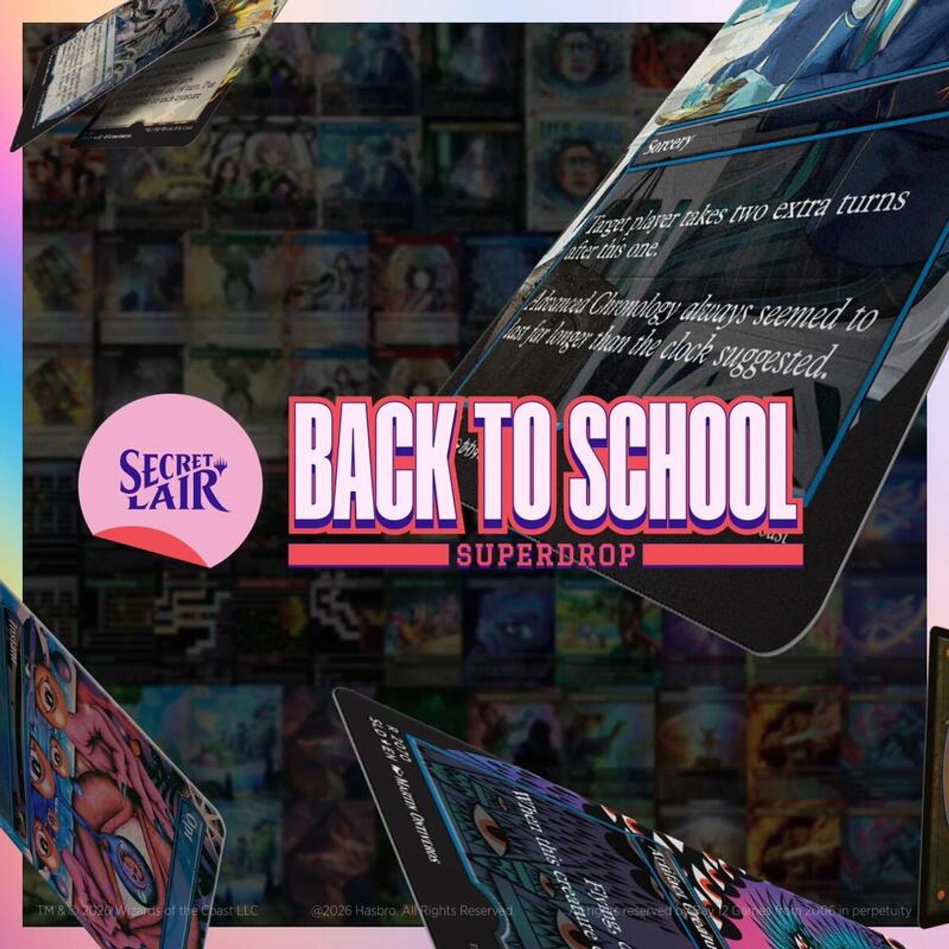 Secret Lair Back to School Superdrop This Will Be On The Test Everything Bundle — Secret Lair Drop — Magic: The Gathering