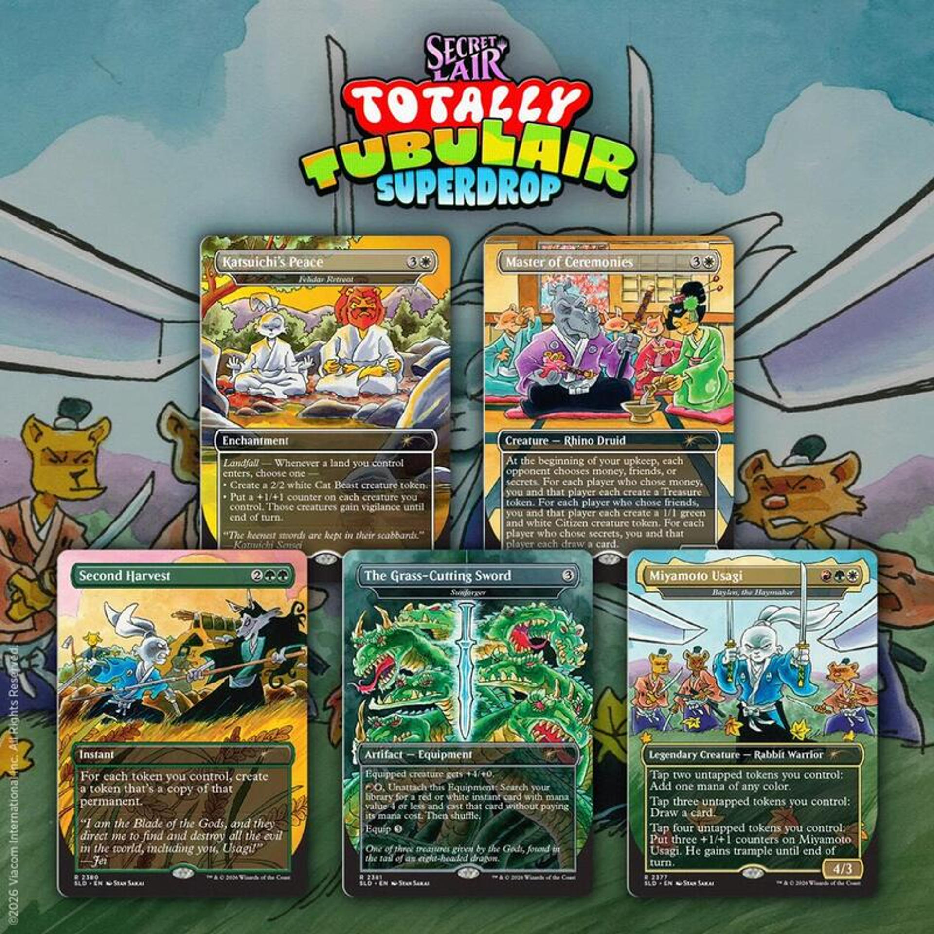 Secret Lair Drop Featuring Stan Sakai Non Foil Edition — Secret Lair Drop — Magic: The Gathering