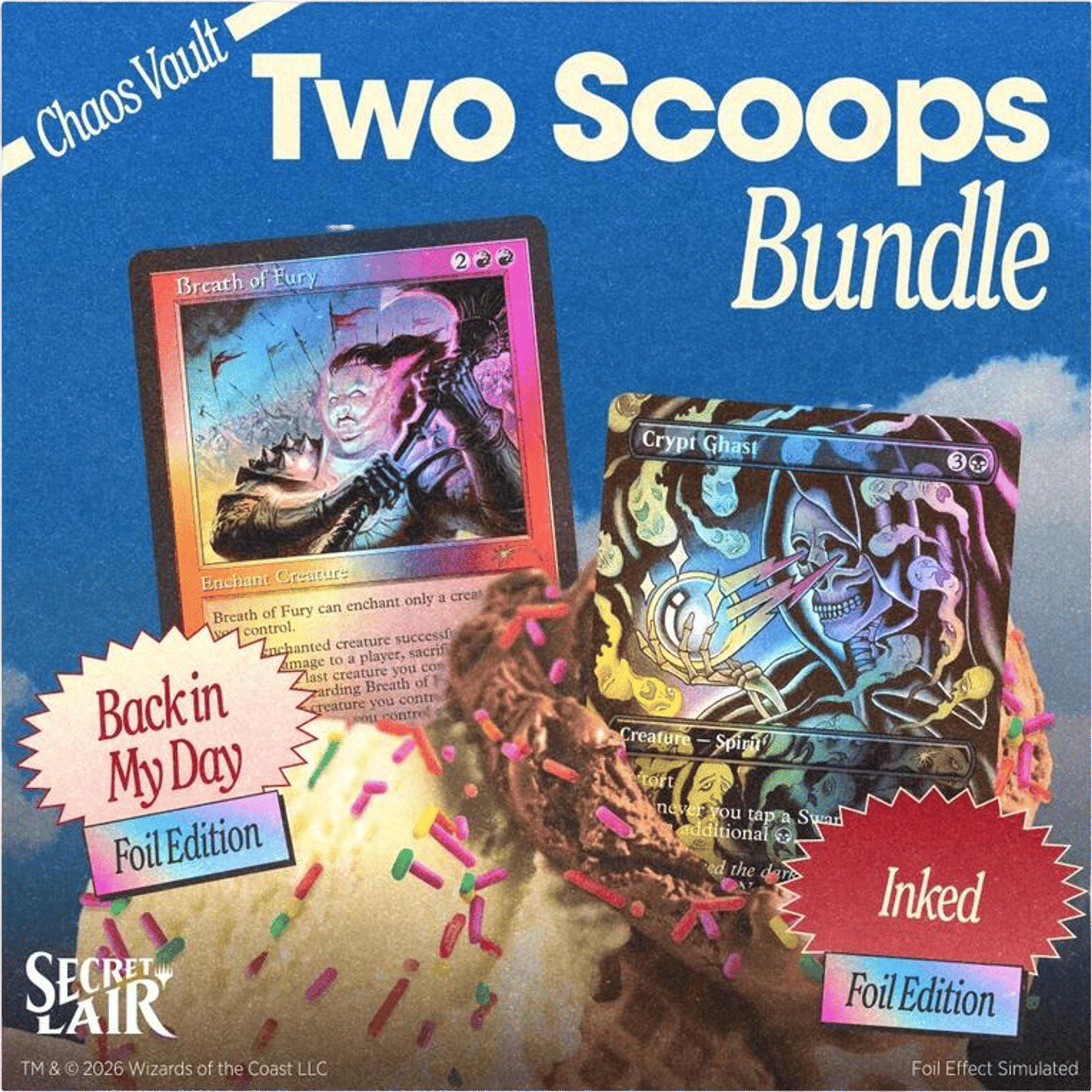 Secret Lair Drop Two Scoops Double Sprinkles Bundle — Secret Lair Drop — Magic: The Gathering