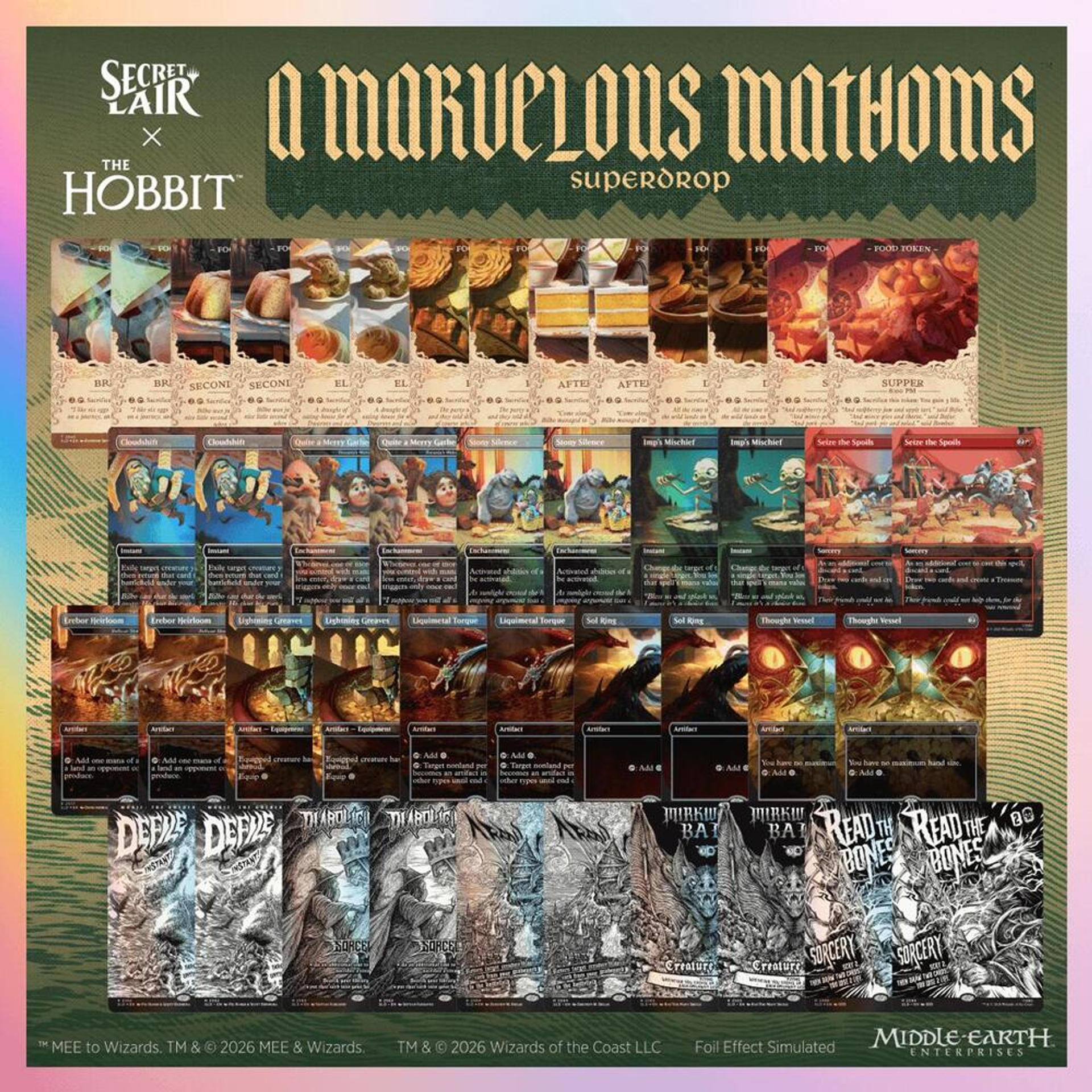 Secret Lair x The Hobbit: A Marvelous Mathoms - Everything Bundle — Secret Lair Drop — Magic: The Gathering