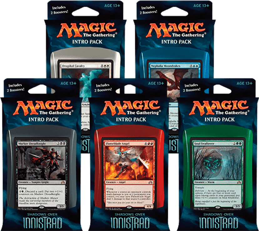 Shadows over Innistrad Intro Pack Display from Shadows over Innistrad - Magic: The Gathering