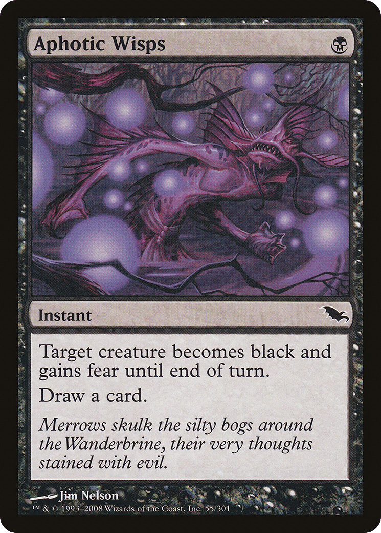 Aphotic Wisps — Shadowmoor — Magic: The Gathering