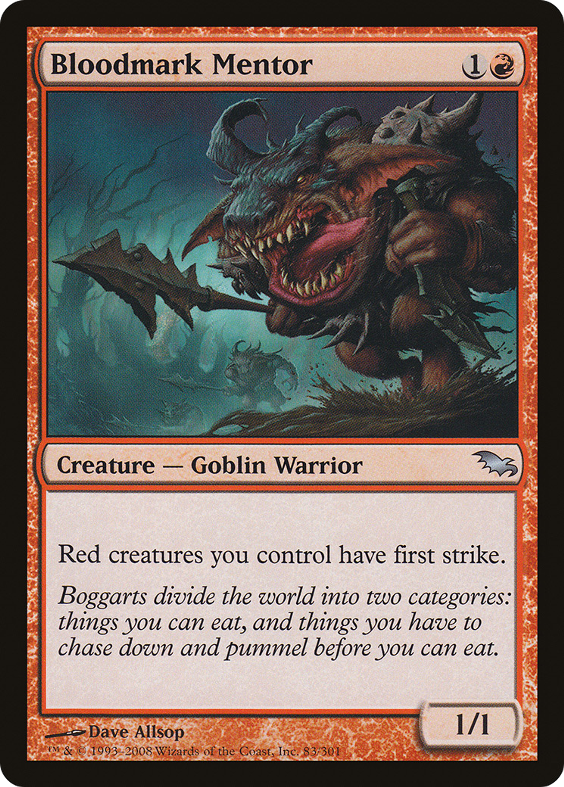 Bloodmark Mentor — Shadowmoor — Magic: The Gathering