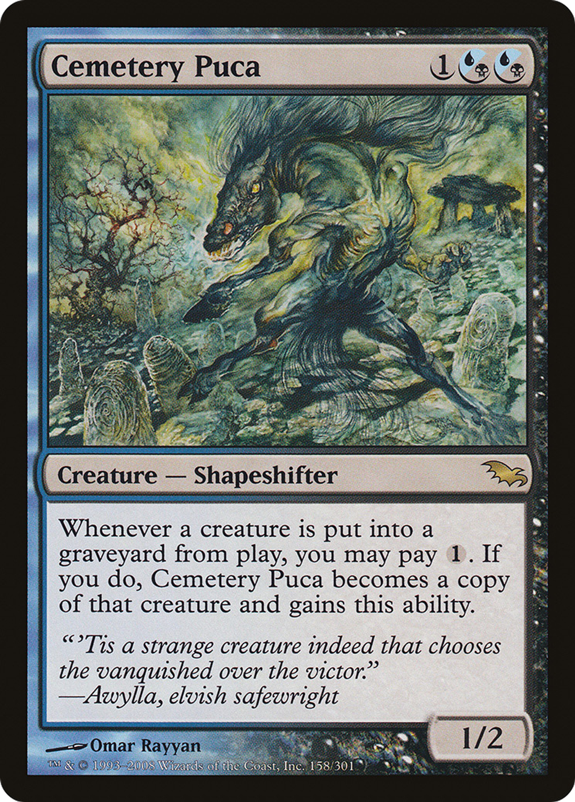 Cemetery Puca — Shadowmoor — Magic: The Gathering