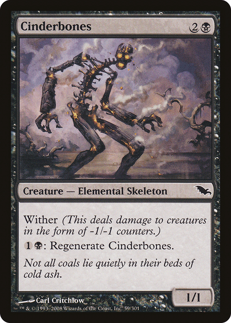 Cinderbones — Shadowmoor — Magic: The Gathering