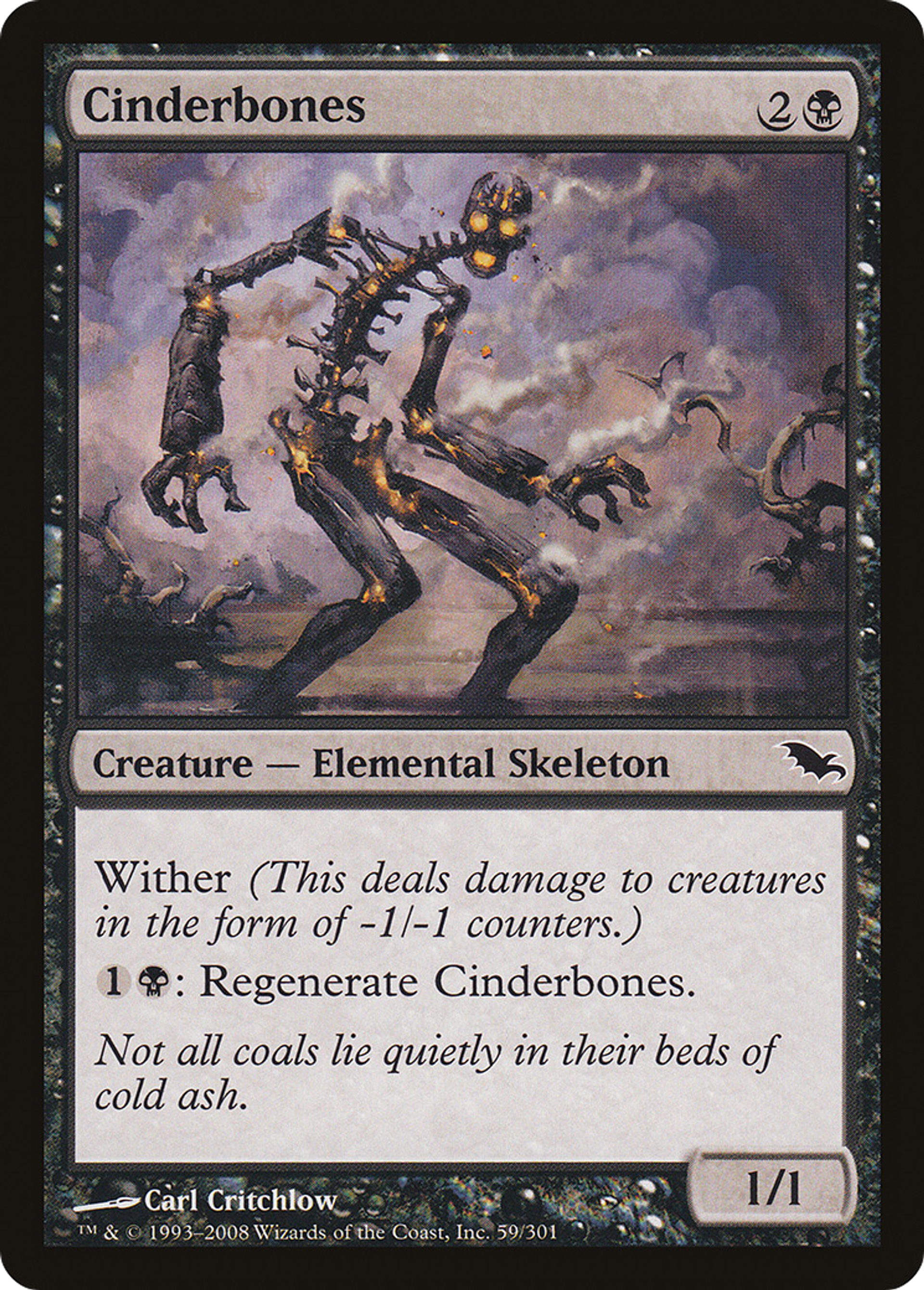 Cinderbones — Shadowmoor — Magic: The Gathering