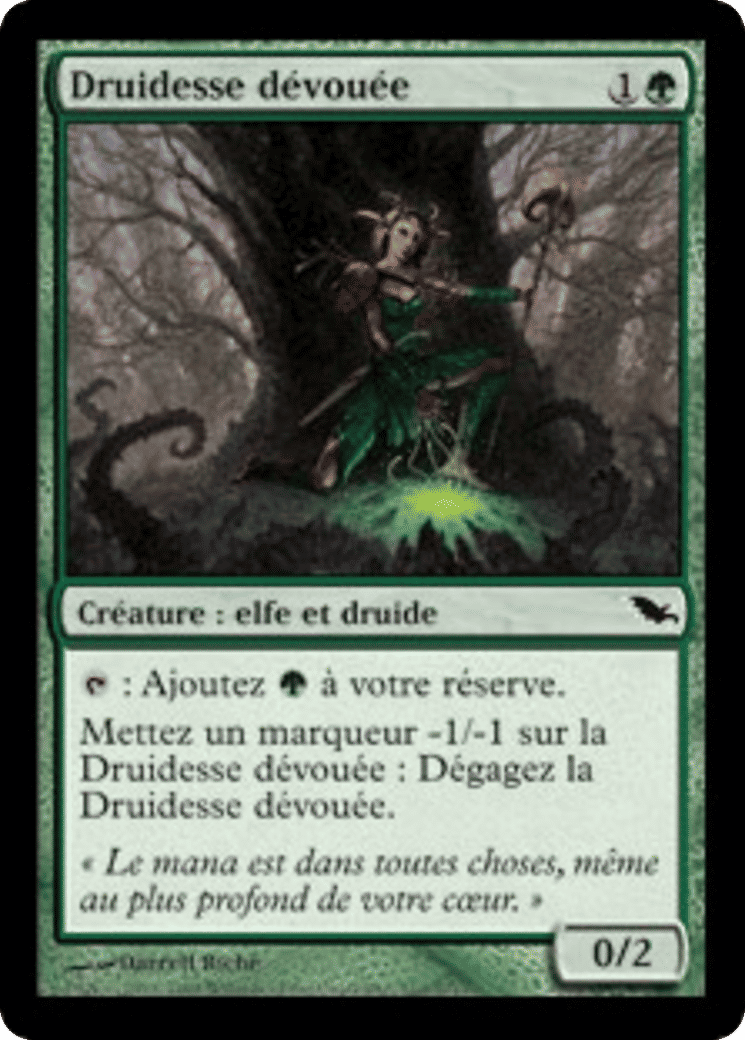 Druidesse dévouée — Shadowmoor — Magic: The Gathering