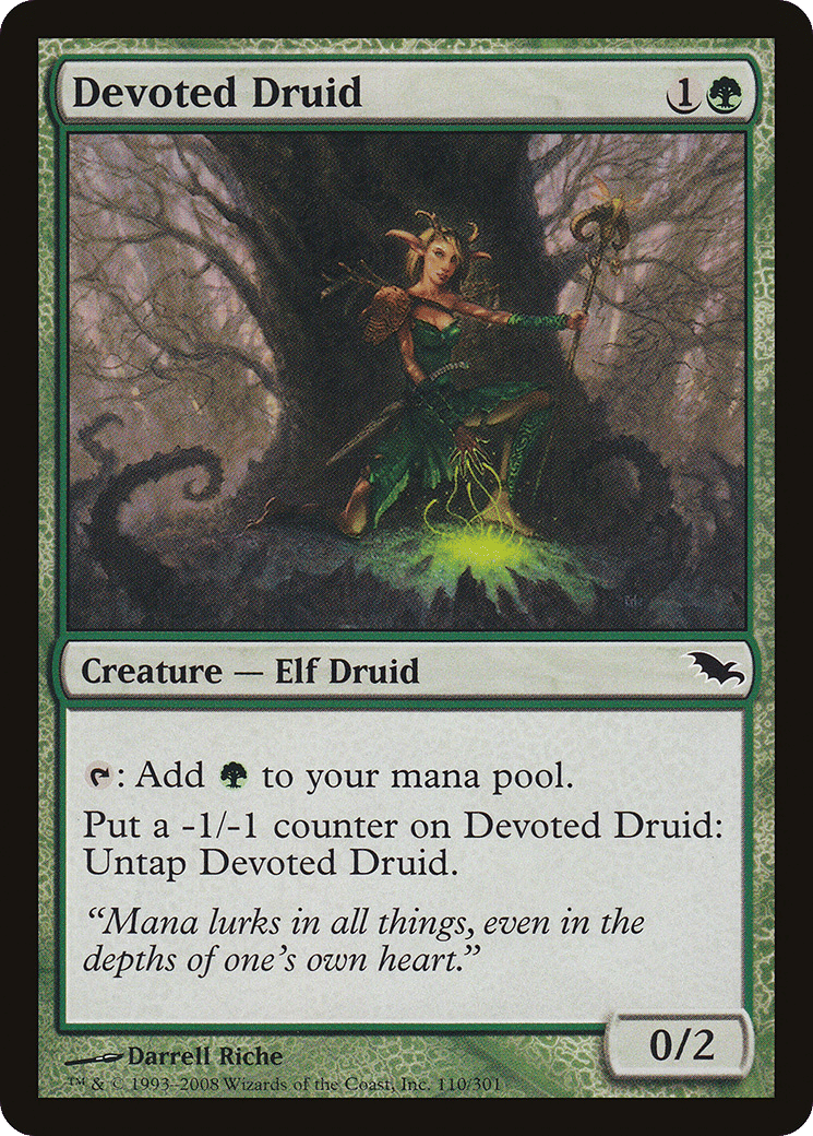 Devoted Druid — Shadowmoor — Magic: The Gathering