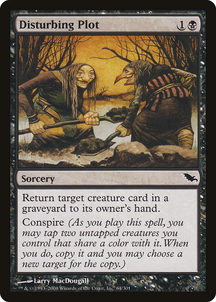 Disturbing Plot — Shadowmoor — Magic: The Gathering