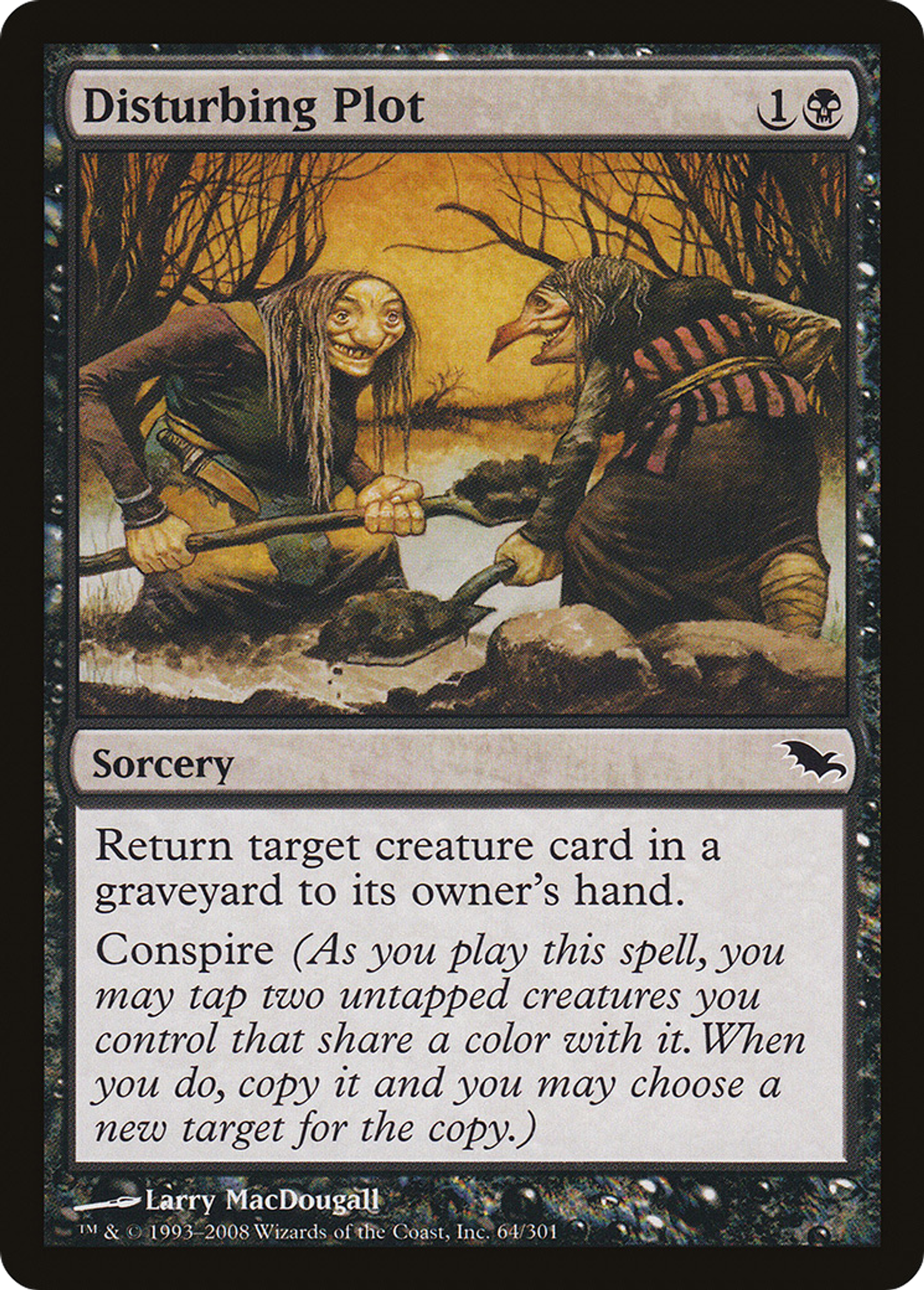 Disturbing Plot — Shadowmoor — Magic: The Gathering