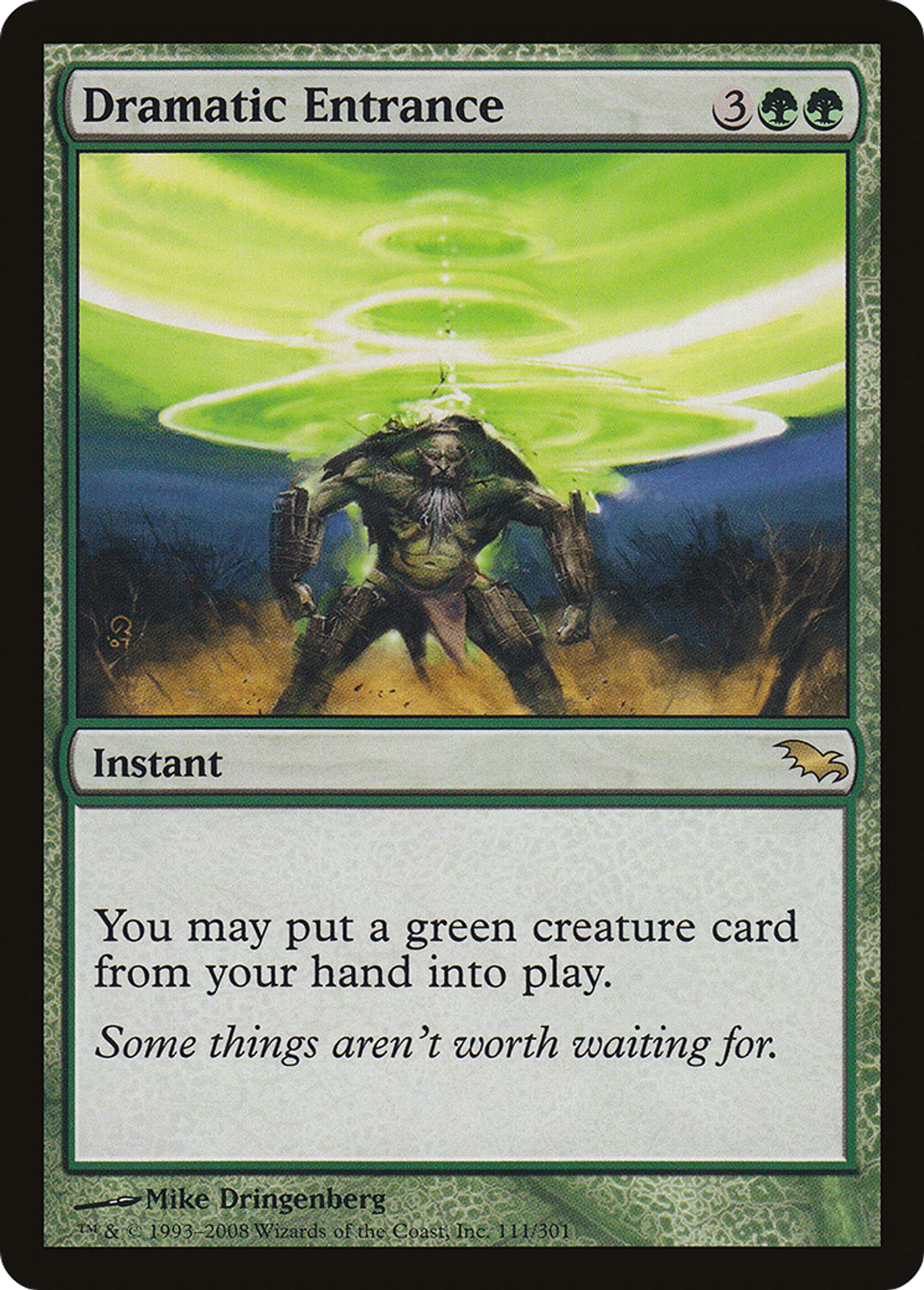 Entrée théâtrale — Shadowmoor — Magic: The Gathering