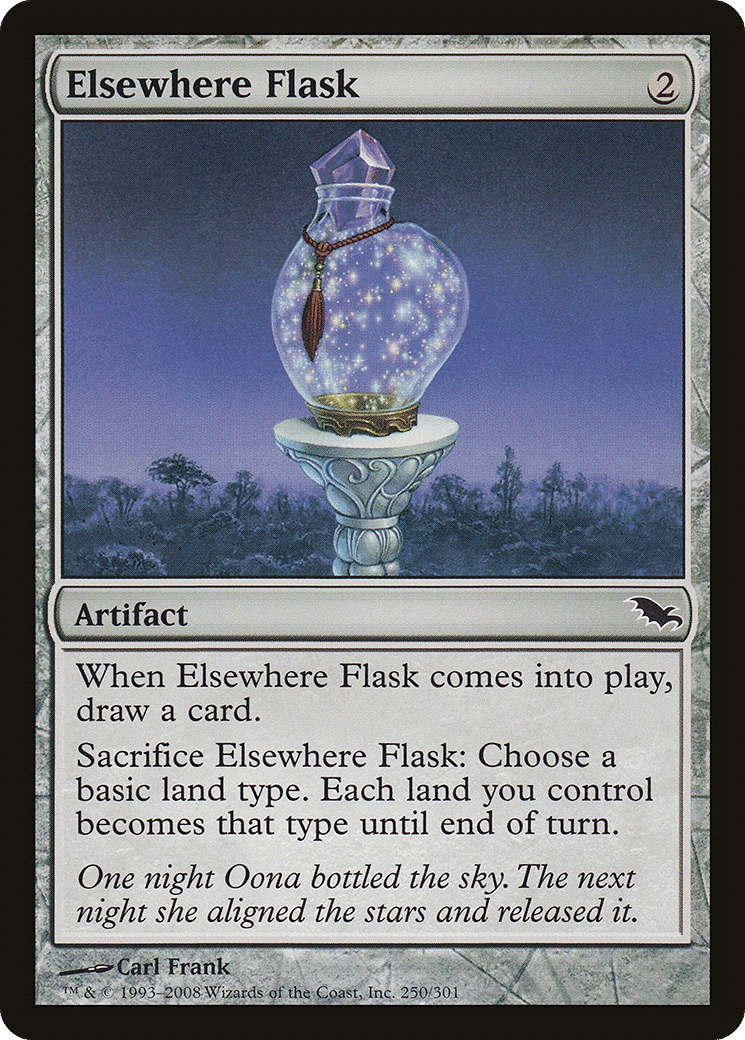 Elsewhere Flask — Shadowmoor — Magic: The Gathering