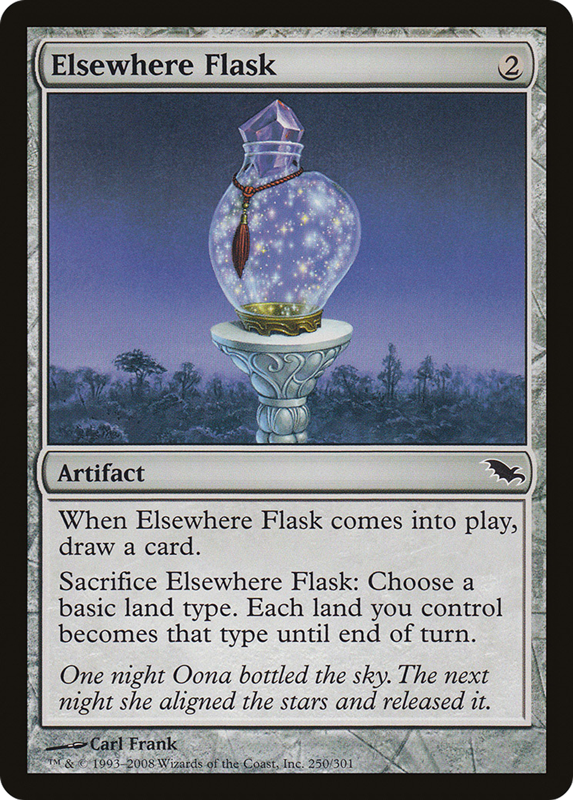 Elsewhere Flask — Shadowmoor — Magic: The Gathering
