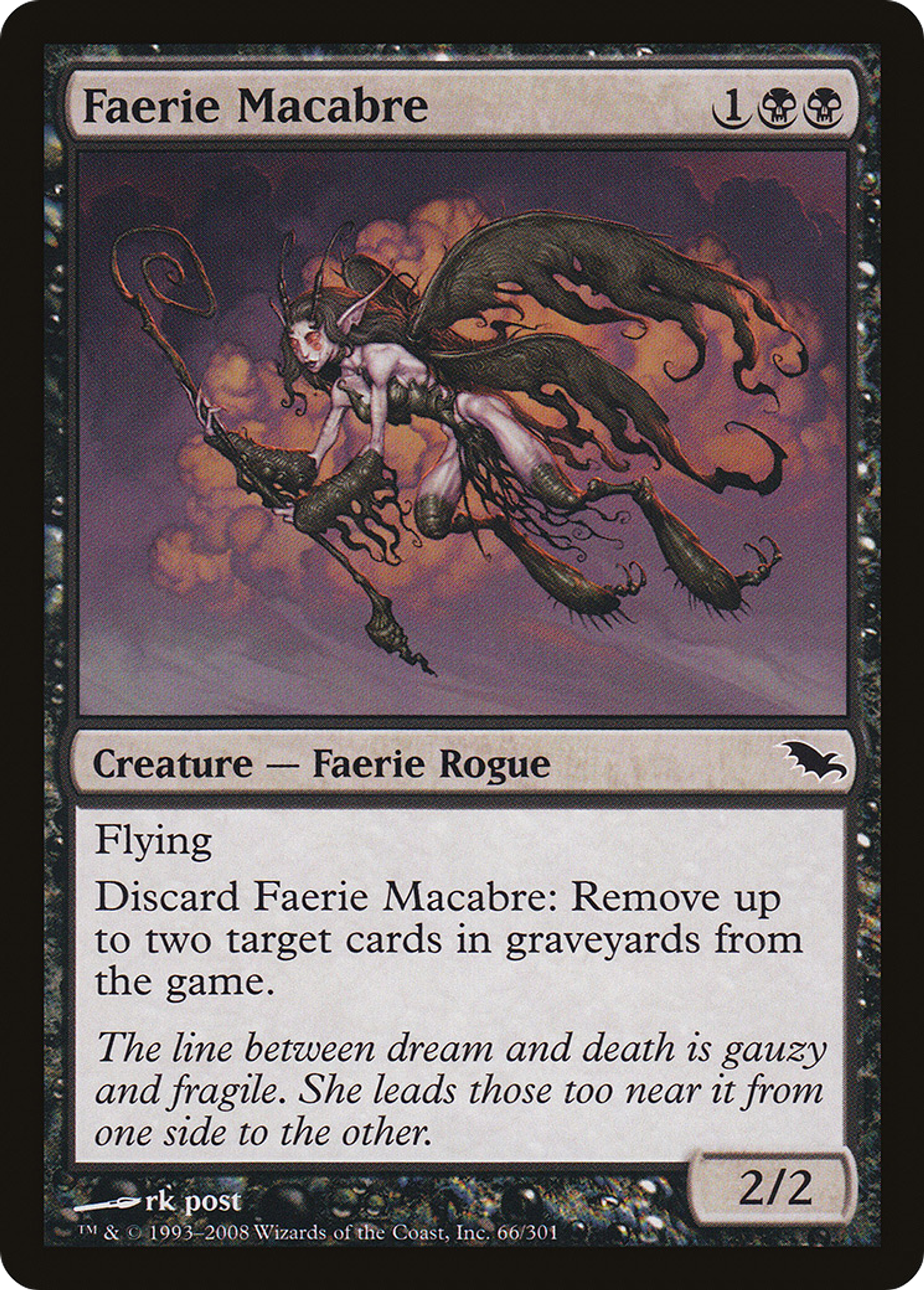 Faerie Macabre — Shadowmoor — Magic: The Gathering
