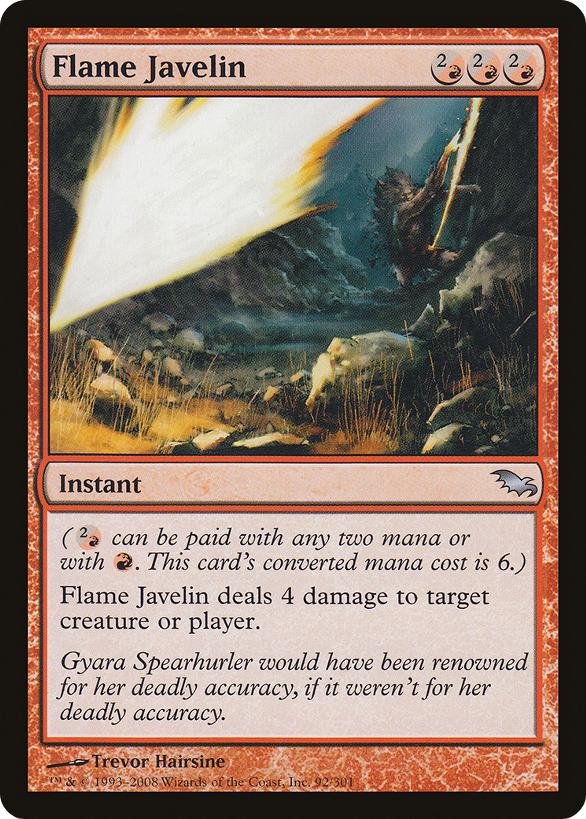 Flame Javelin — Shadowmoor — Magic: The Gathering