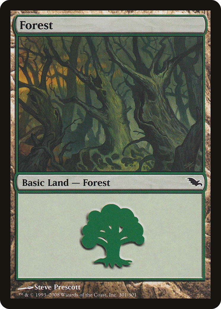 Forest — Shadowmoor — Magic: The Gathering
